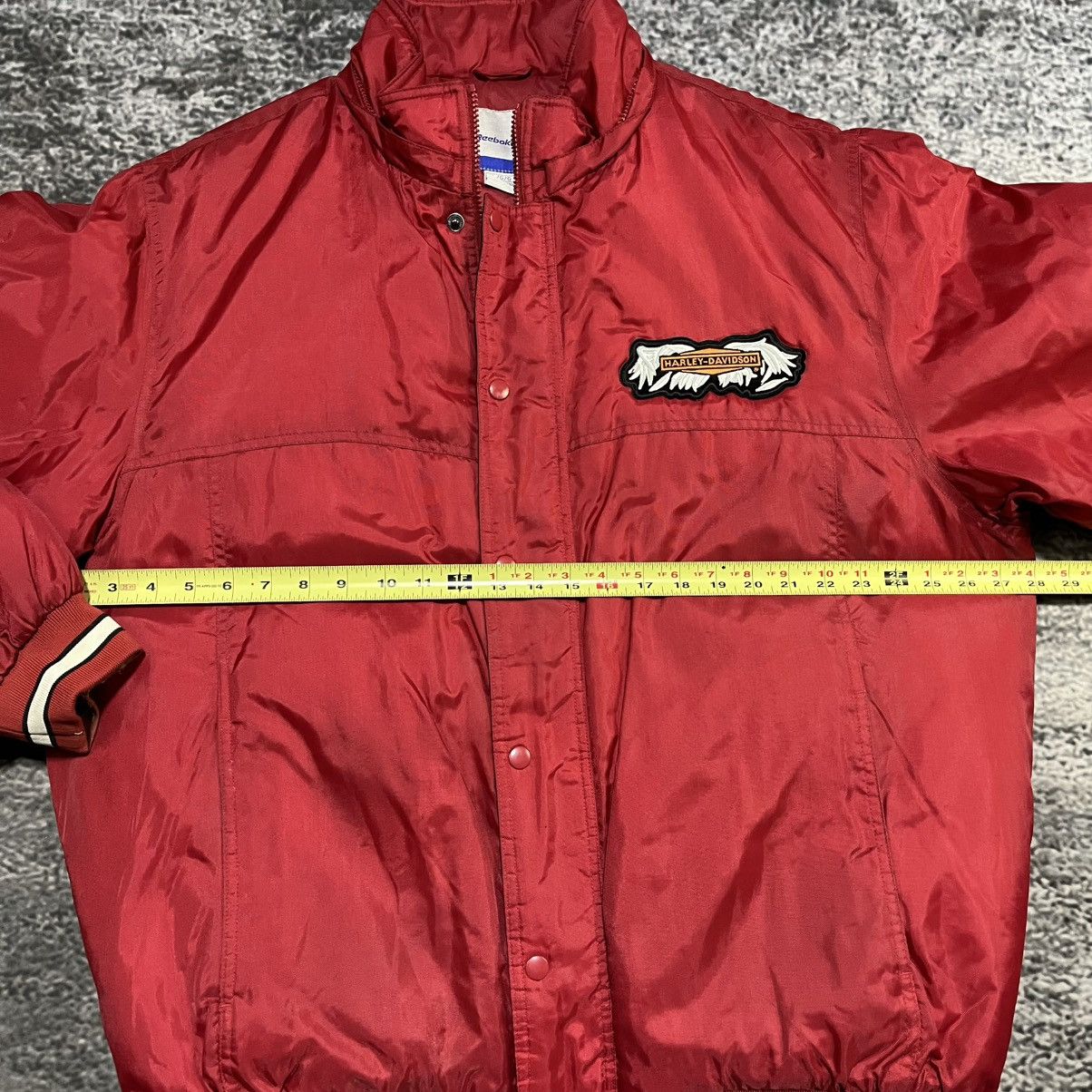 Harley Davidson VINTAGE HARLEY DAVIDSON REEBOK EMBROIDERED PUFFER JACKET Size US L / EU 52-54 / 3 - 9 Thumbnail