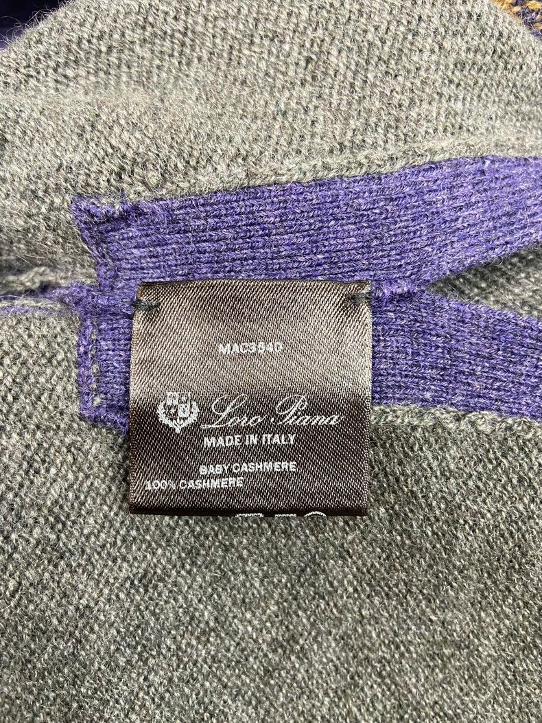 Loro Piana LORO PIANA Baby cashmere sweater shawl sweater Size M / US 6-8 / IT 42-44 - 9 Thumbnail