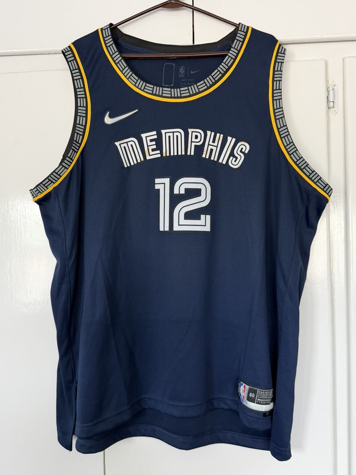 Nike JA MORANT MEMPHIS GRIZZLIES NIKE CITY ED NBA 75TH JERSEY 3XL Size US XXL / EU 58 / 5 - 1 Thumbnail
