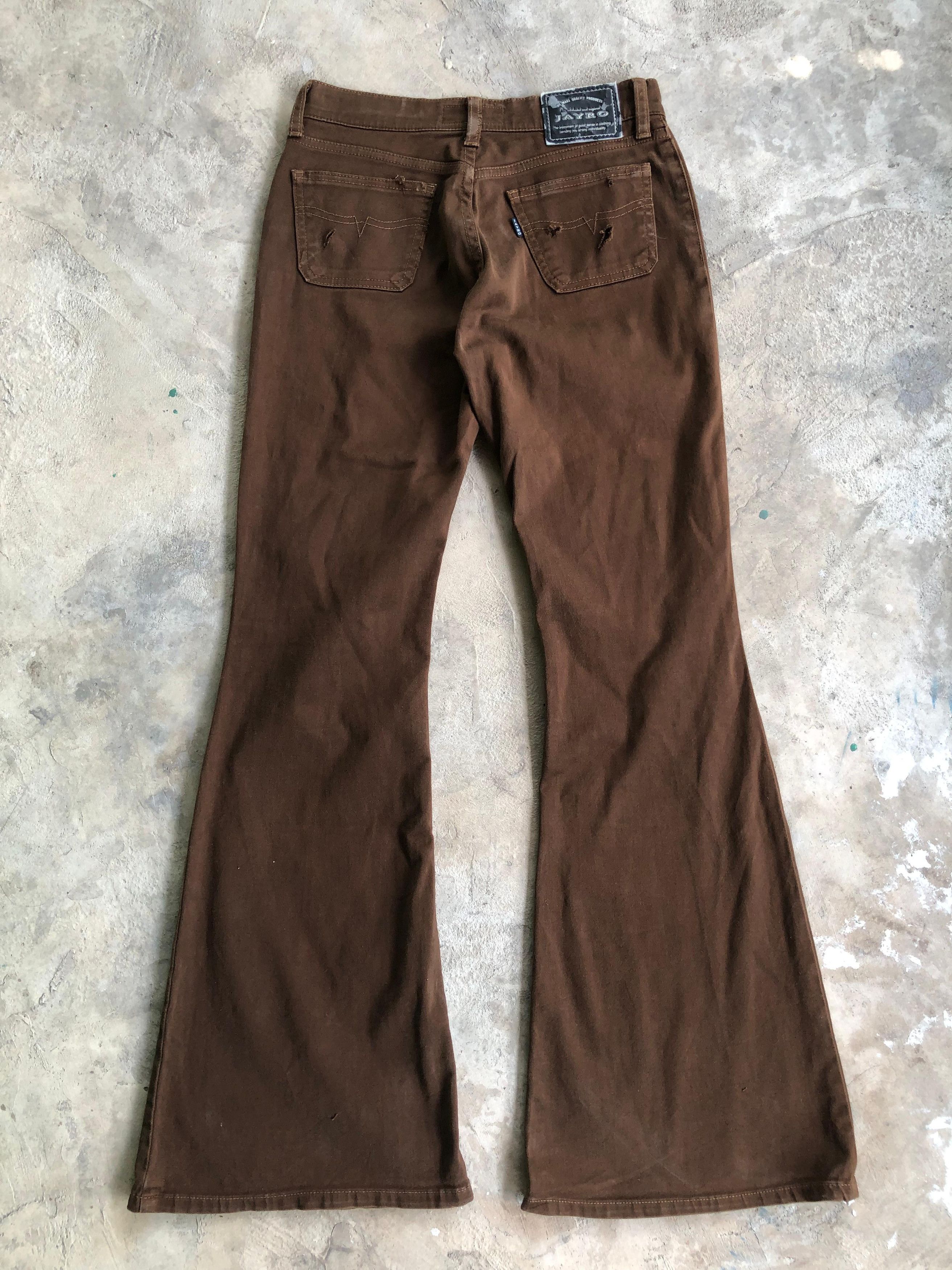 14th Addiction × If Six Was Nine × Le Grande Bleu (L.G.B.) Distressed Bell Bottom Pants Size US 28 / EU 44 - 6 Thumbnail