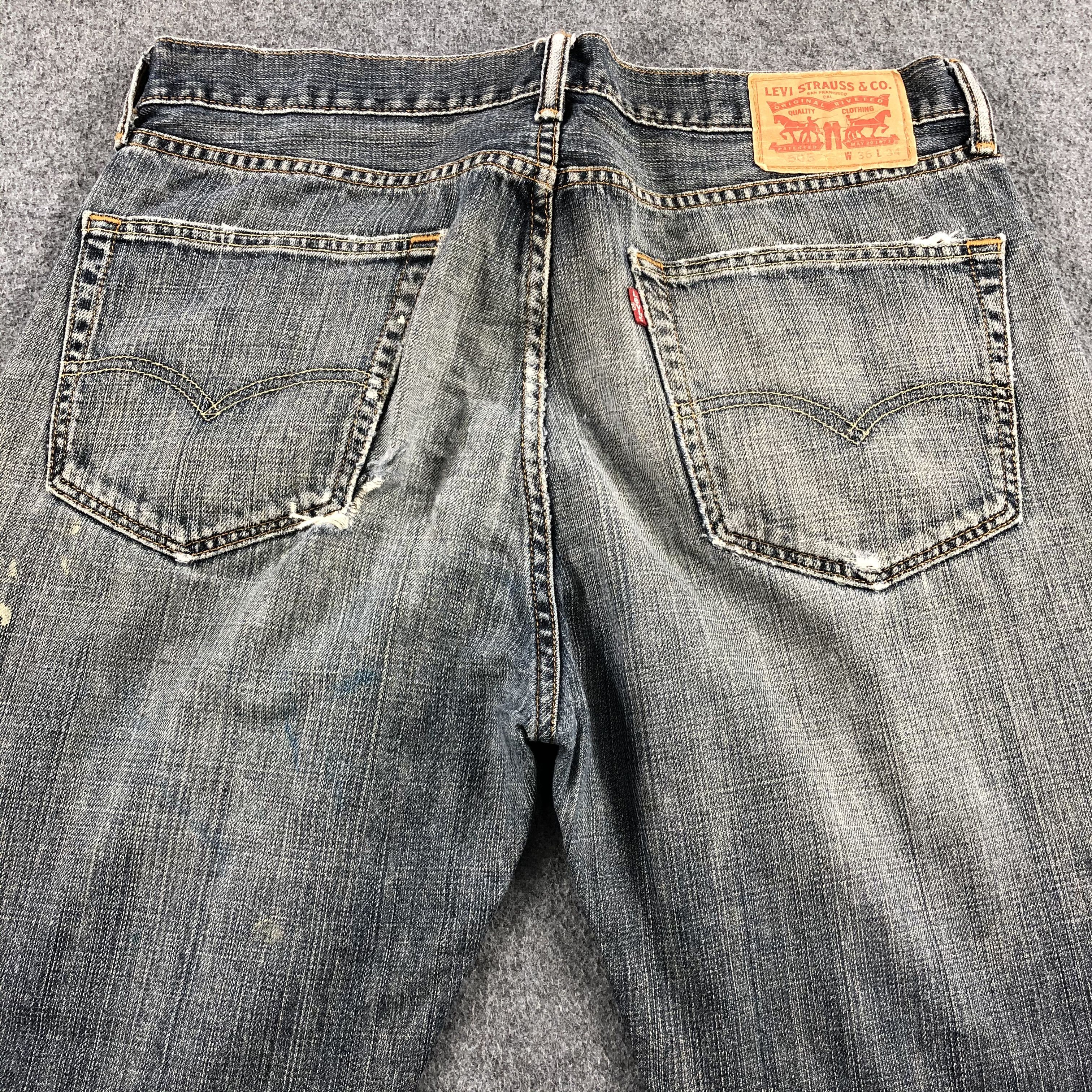 Levi's Vintage Levis 505 Earth Tone Jeans-J1626 Size US 36 / EU 52 - 4 Thumbnail