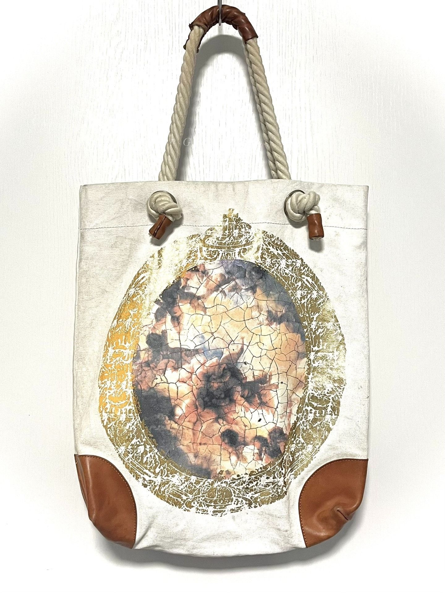 Vivienne Westwood Vivienne Westwood Gold Frame Canvas Tote Size ONE SIZE - 1 Thumbnail