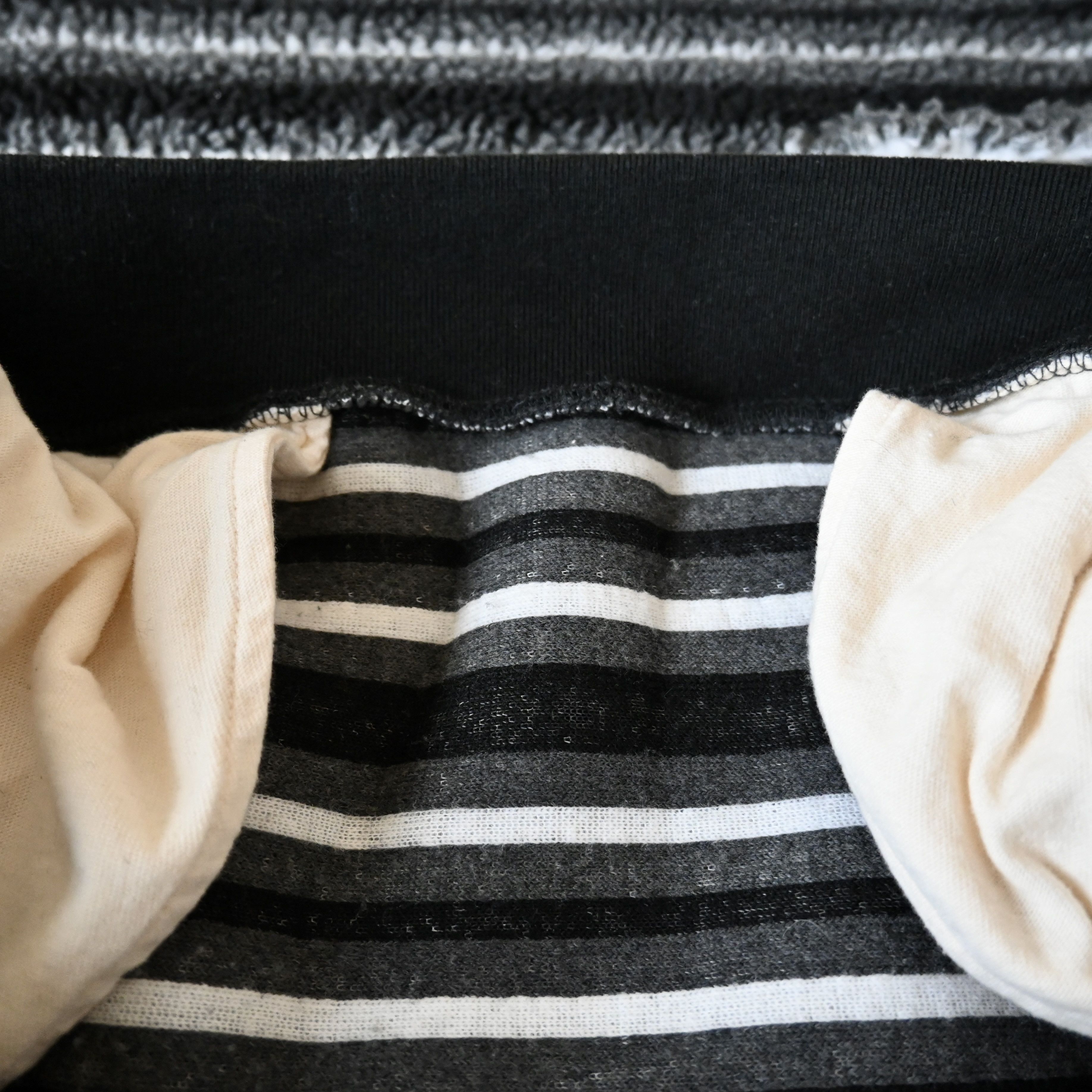 Beams Plus BEAMS Plus striped chunky fleece crewneck pullover Size US L / EU 52-54 / 3 - 14 Thumbnail
