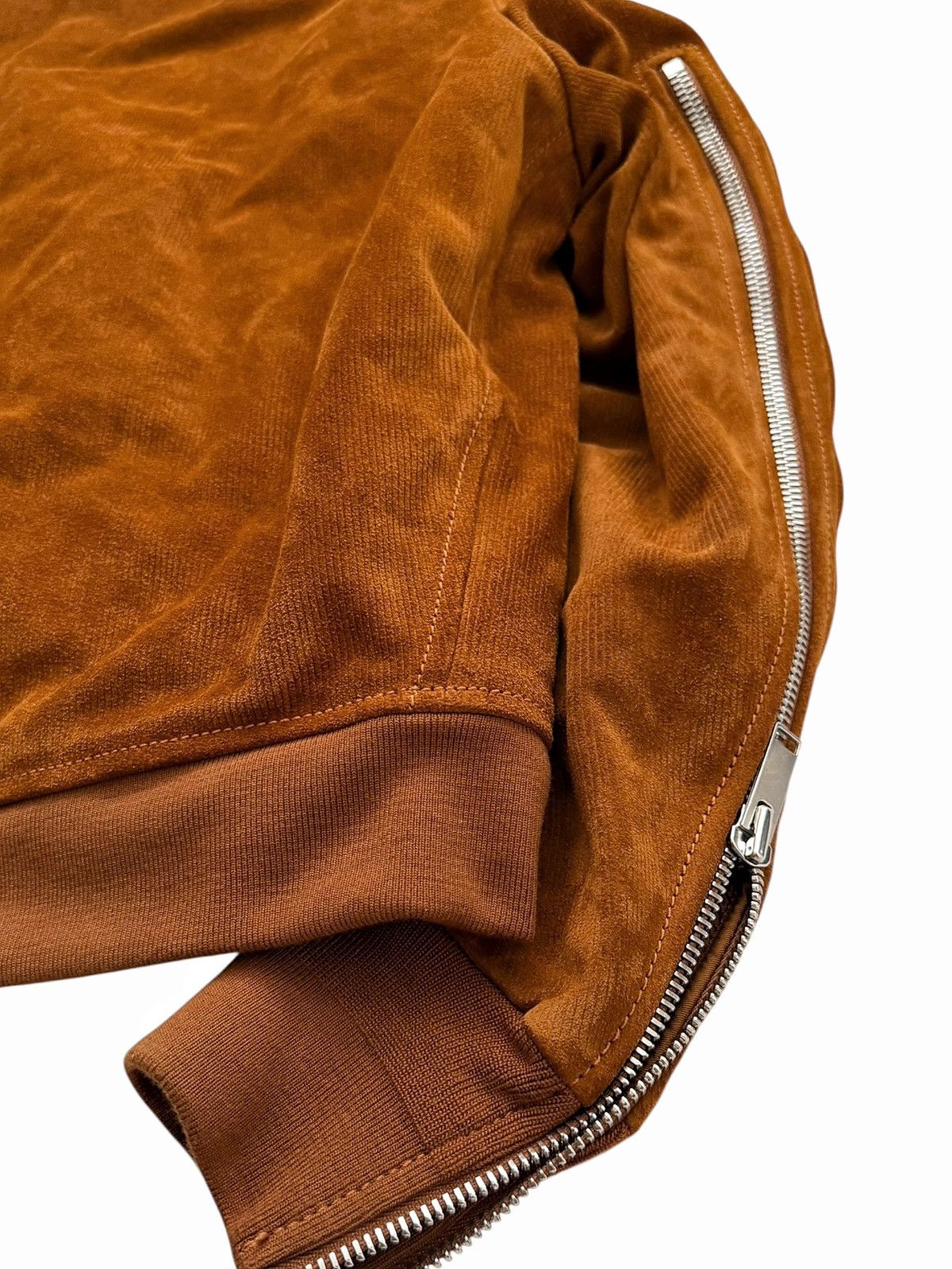 424 Rare Trompe Loeil Leather “Corduroy” Bomber Jacket Size US M / EU 48-50 / 2 - 8 Thumbnail