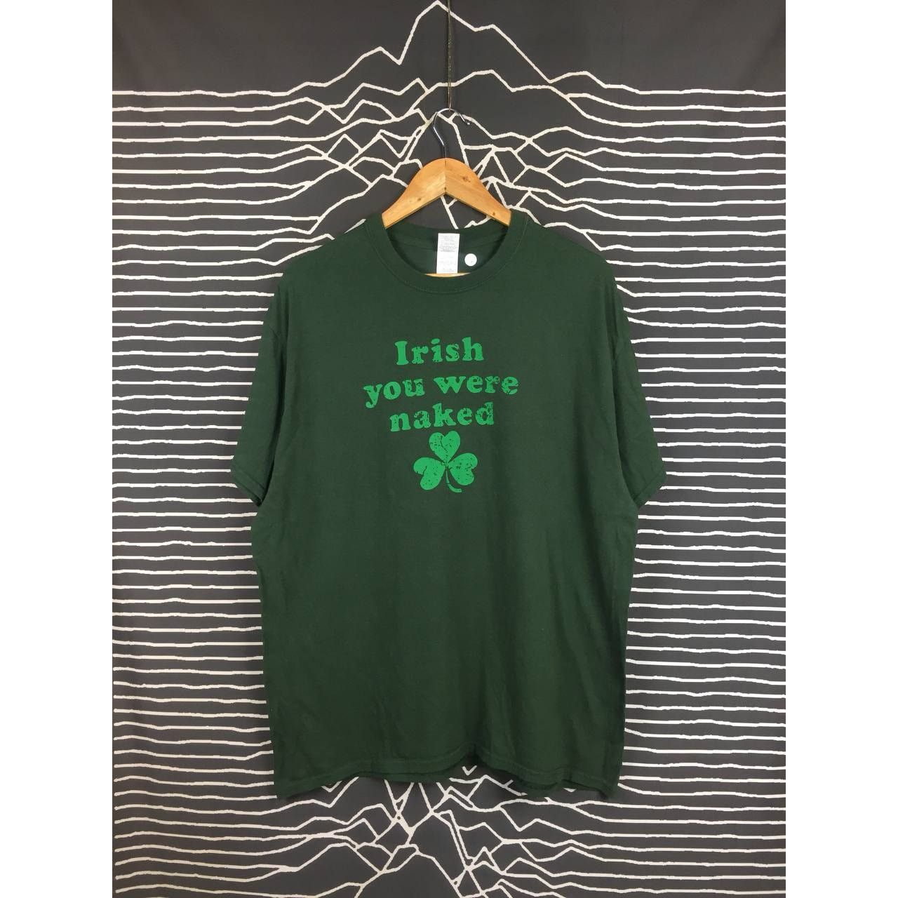 Gildan Irish You Were Naked St. Patrick's Day Humor Funny Tee Size US XL / EU 56 / 4 - 2 Thumbnail