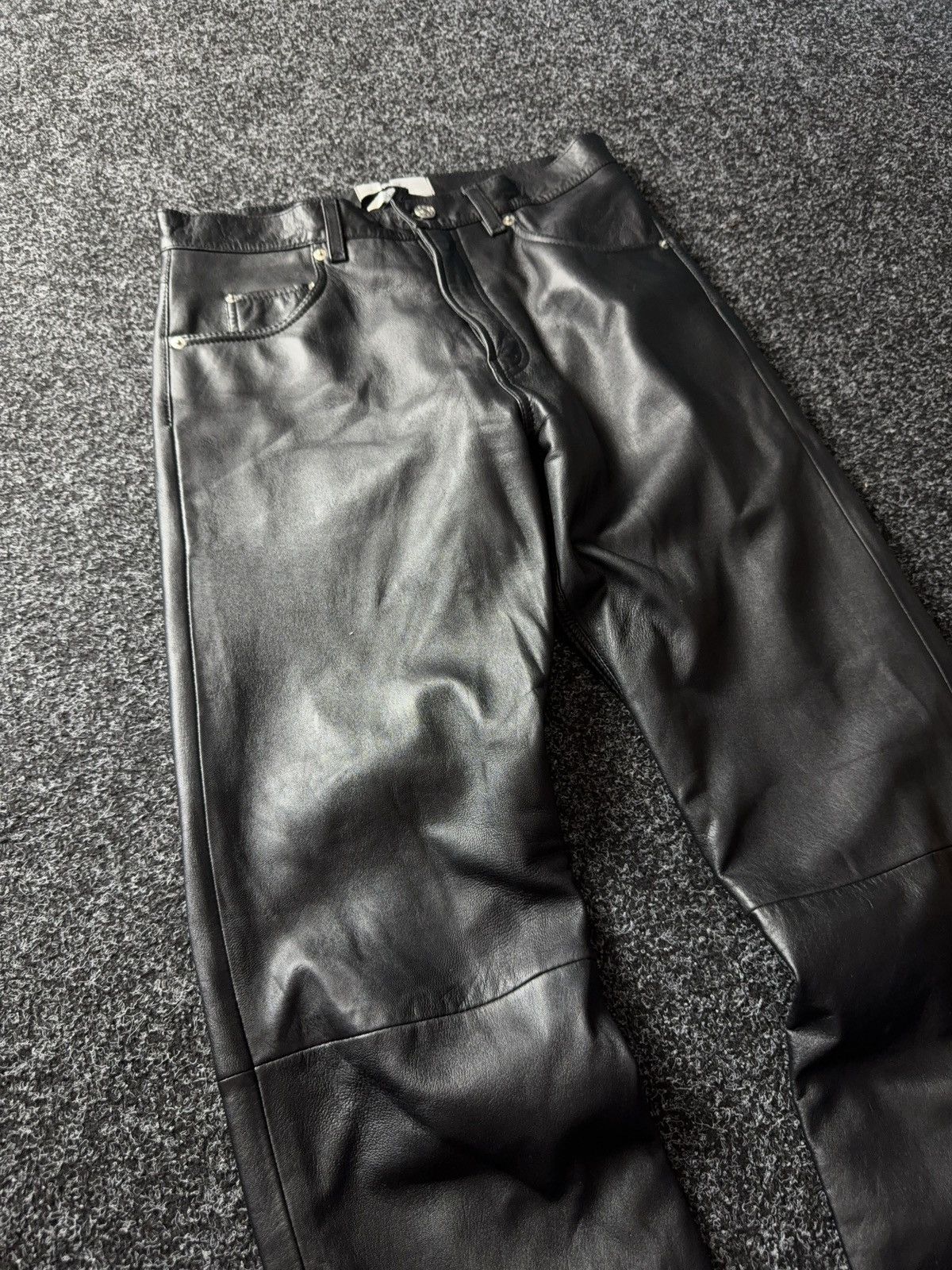 Japanese Brand Vtg Leather pants Japan style racing motor Y2K LGB Style Size US 30 / EU 46 - 5 Thumbnail