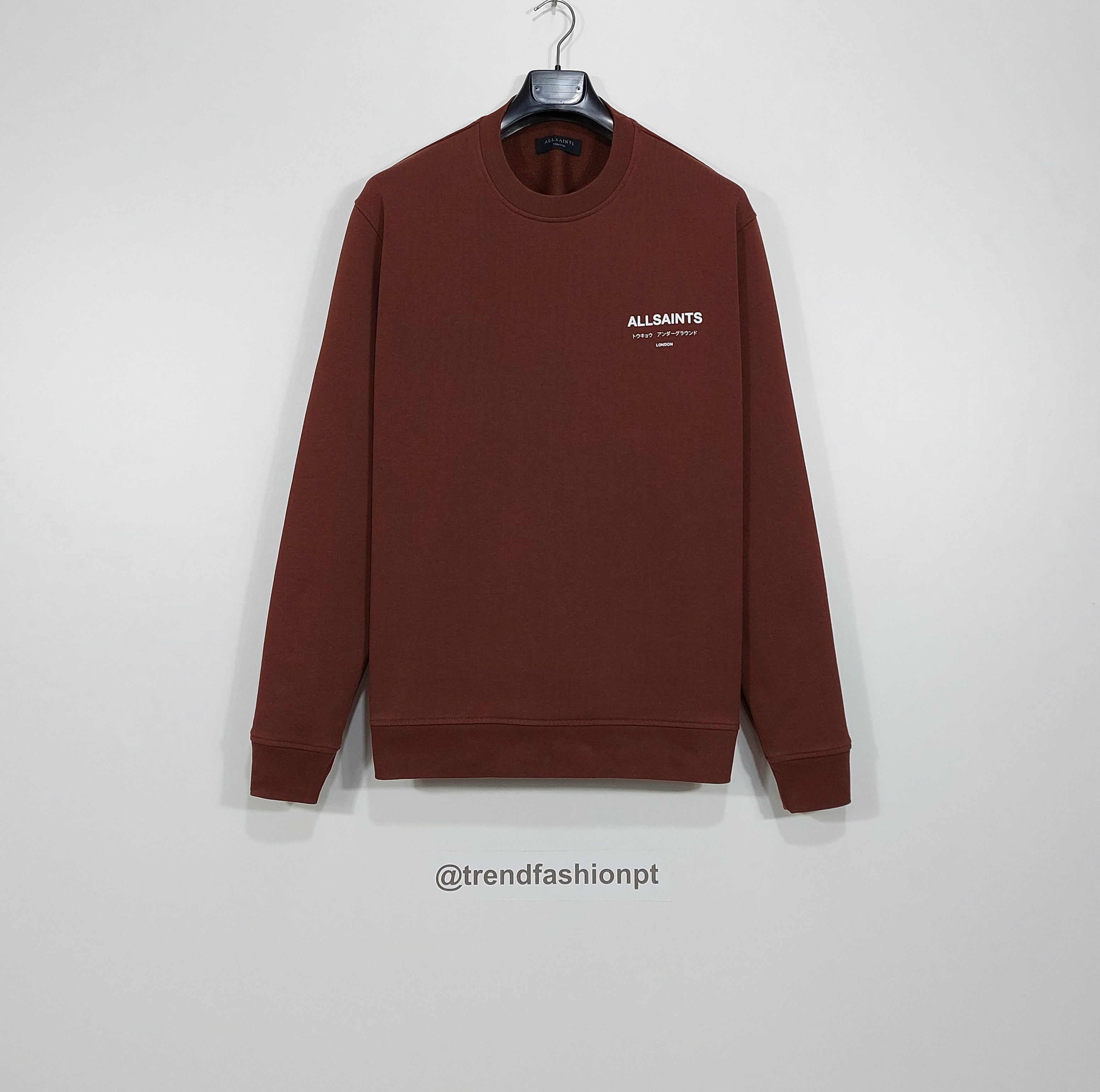 Allsaints underground crew sweatshirt - red mars M Size US M / EU 48-50 / 2 - 2 Thumbnail