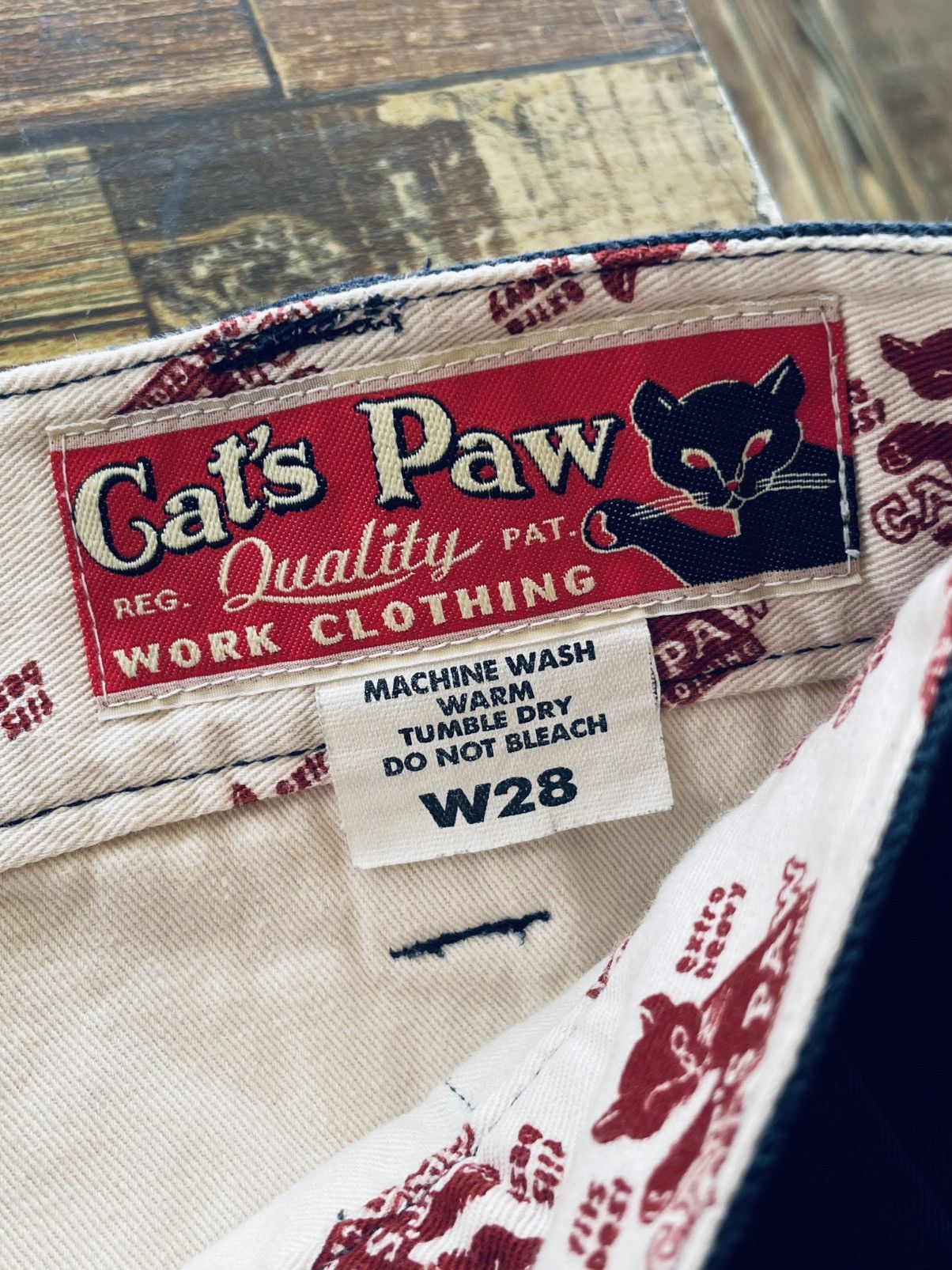 Sugar Cane × Toyo Enterprises × Vintage Cat’s Paw Toyo Enterprise Work Cotton Pants Size US 29 - 5 Thumbnail