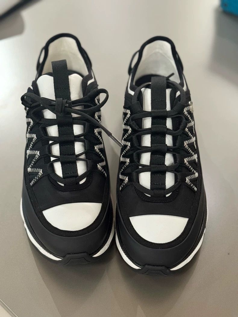 Chanel chanel 24b panda color sneakers Size US 15 / EU 48 - 5 Thumbnail