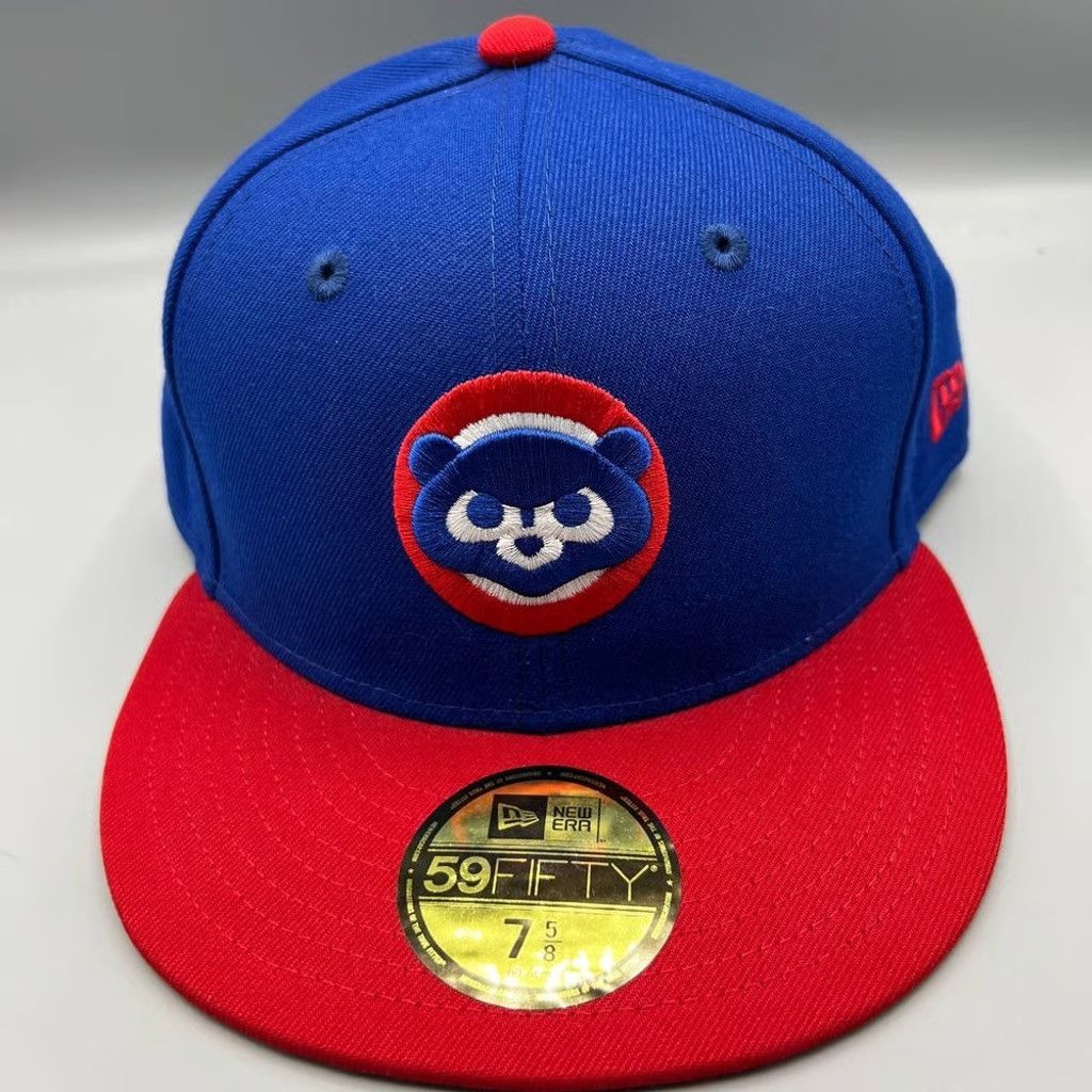 New Era Chicago Cubs Hat Men 7 5/8 59Fifty New Era Fitted Cap New Size ONE SIZE - 1 Thumbnail