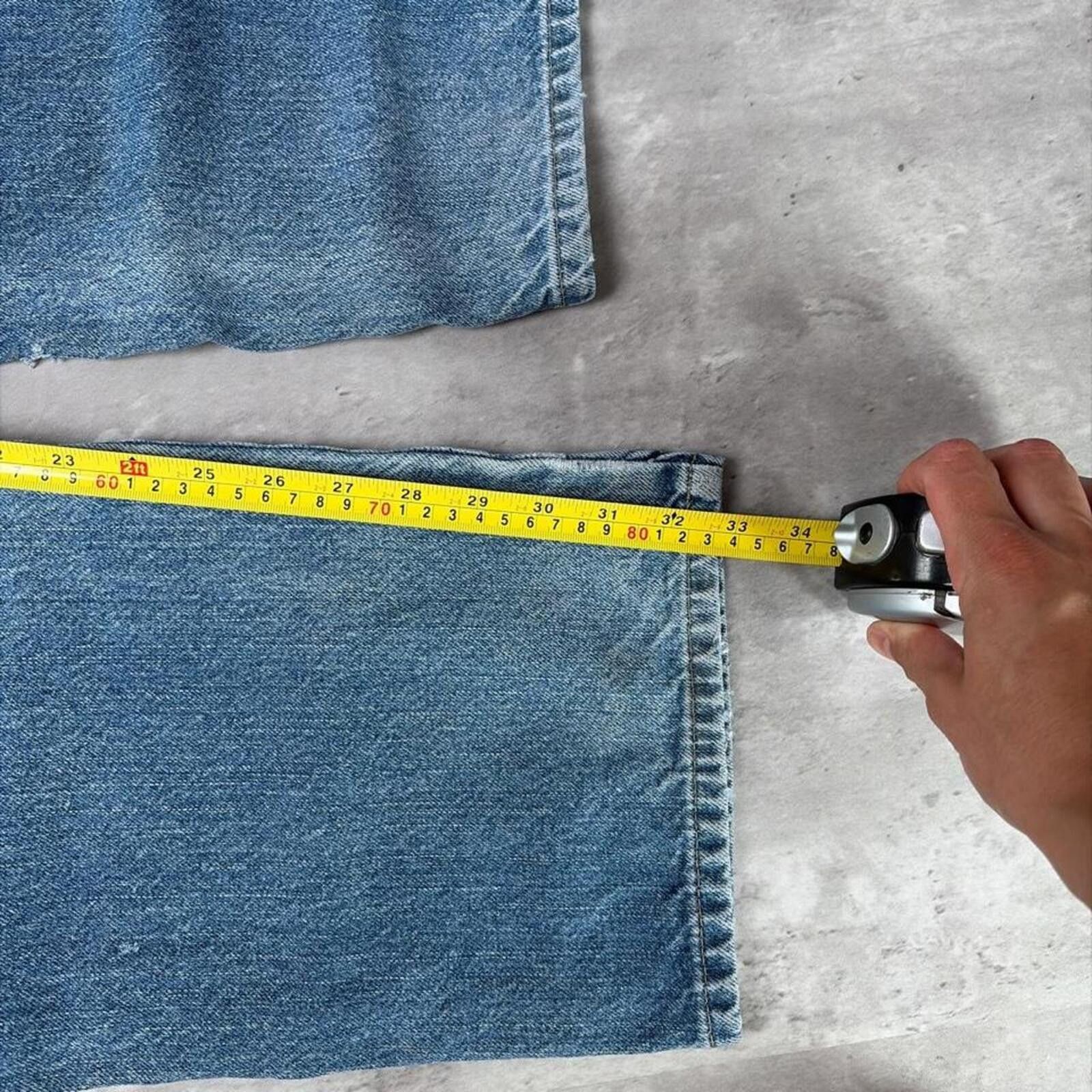 Dickies Y2K Dickies Grunge Baggy Distressed Carpenter Denim Jeans Size US 34 / EU 50 - 7 Thumbnail