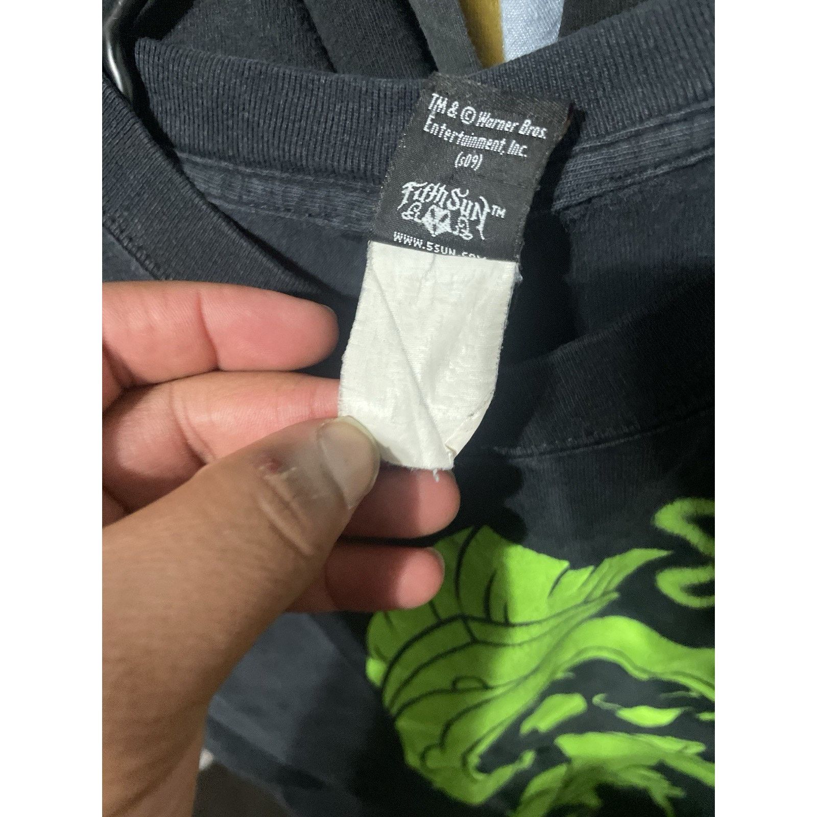 Fruit Of The Loom Size L- Vtg Rare MARVIN the MARTIAN Green Shirt AOP Size US L / EU 52-54 / 3 - 4 Thumbnail