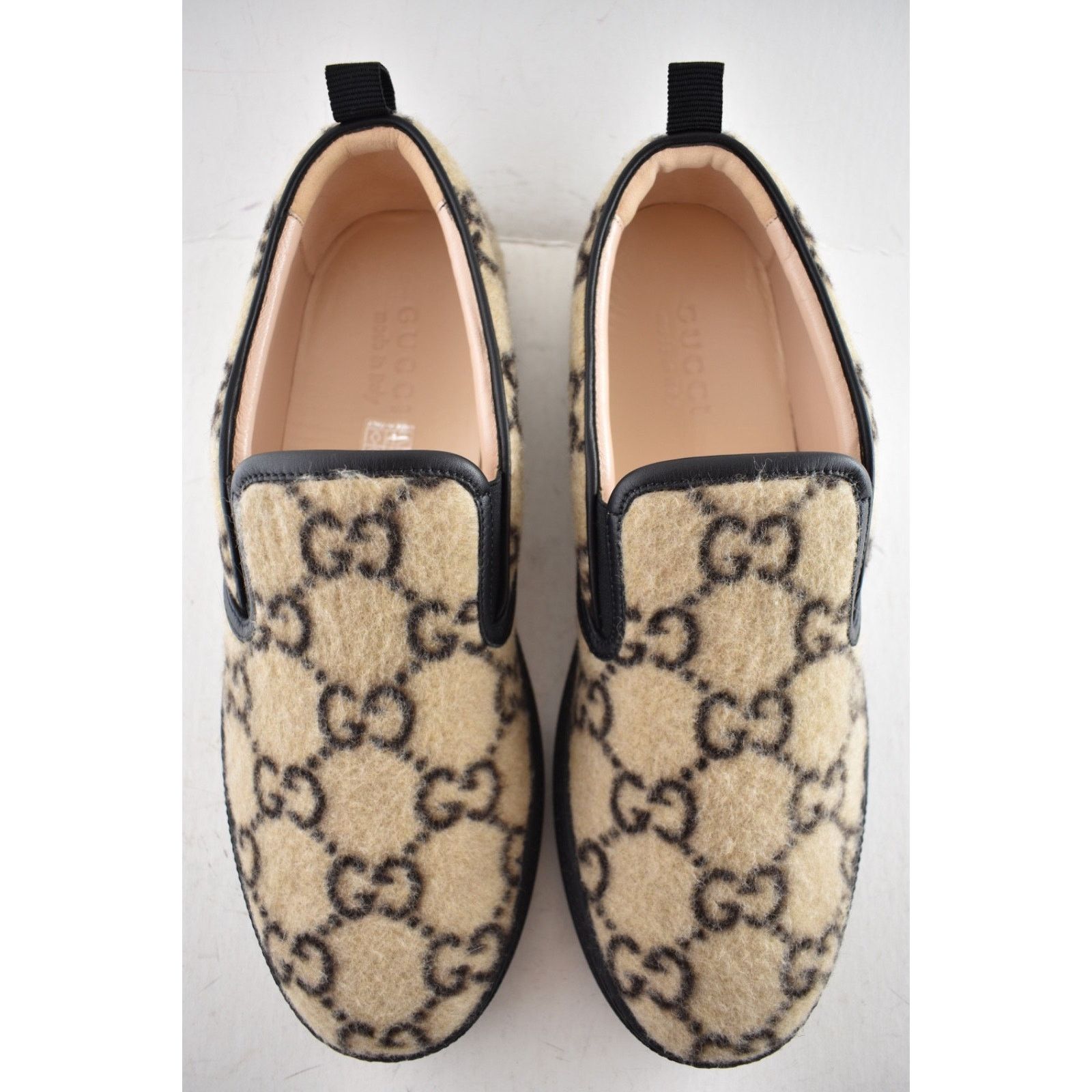 Gucci Gucci Mens Dublin Beige GG Logo Slip On Skate Sneaker 10.5 Size US 10.5 / EU 43-44 - 10 Thumbnail
