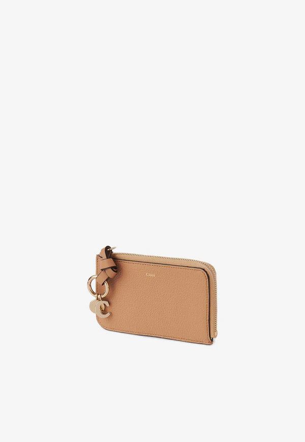 Chloe o1loc1c10226 Size: OS / Alphabet Card Holder in Light Tan Size ONE SIZE - 2 Thumbnail