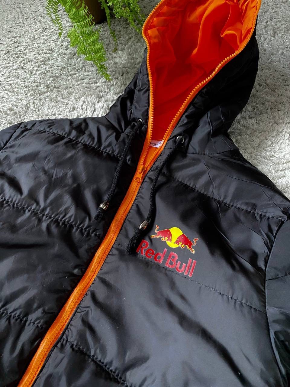 Red Bull × Vintage 00s Redbull Racing Infinity Puffer Light Jacket Streetwear Size US L / EU 52-54 / 3 - 7 Thumbnail