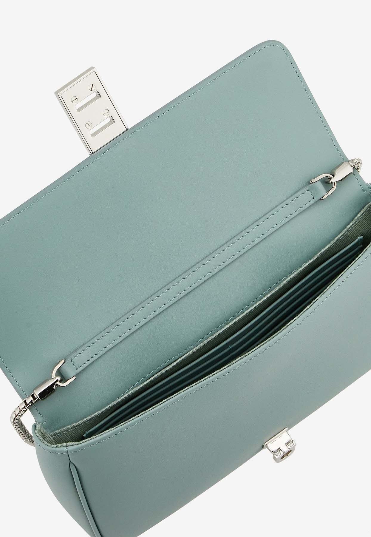 Salvatore Ferragamo o1s1rm0924 Size: OS / Flap Crossbody Bag in Sage Size ONE SIZE - 4 Thumbnail