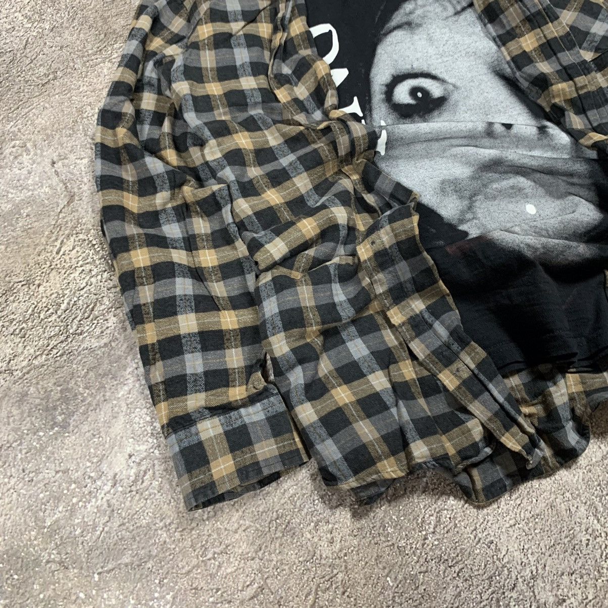 Vintage Vintage 90s Plaid Shirt Graphic Oversized Grunge Streetwear Size US L / EU 52-54 / 3 - 2 Thumbnail