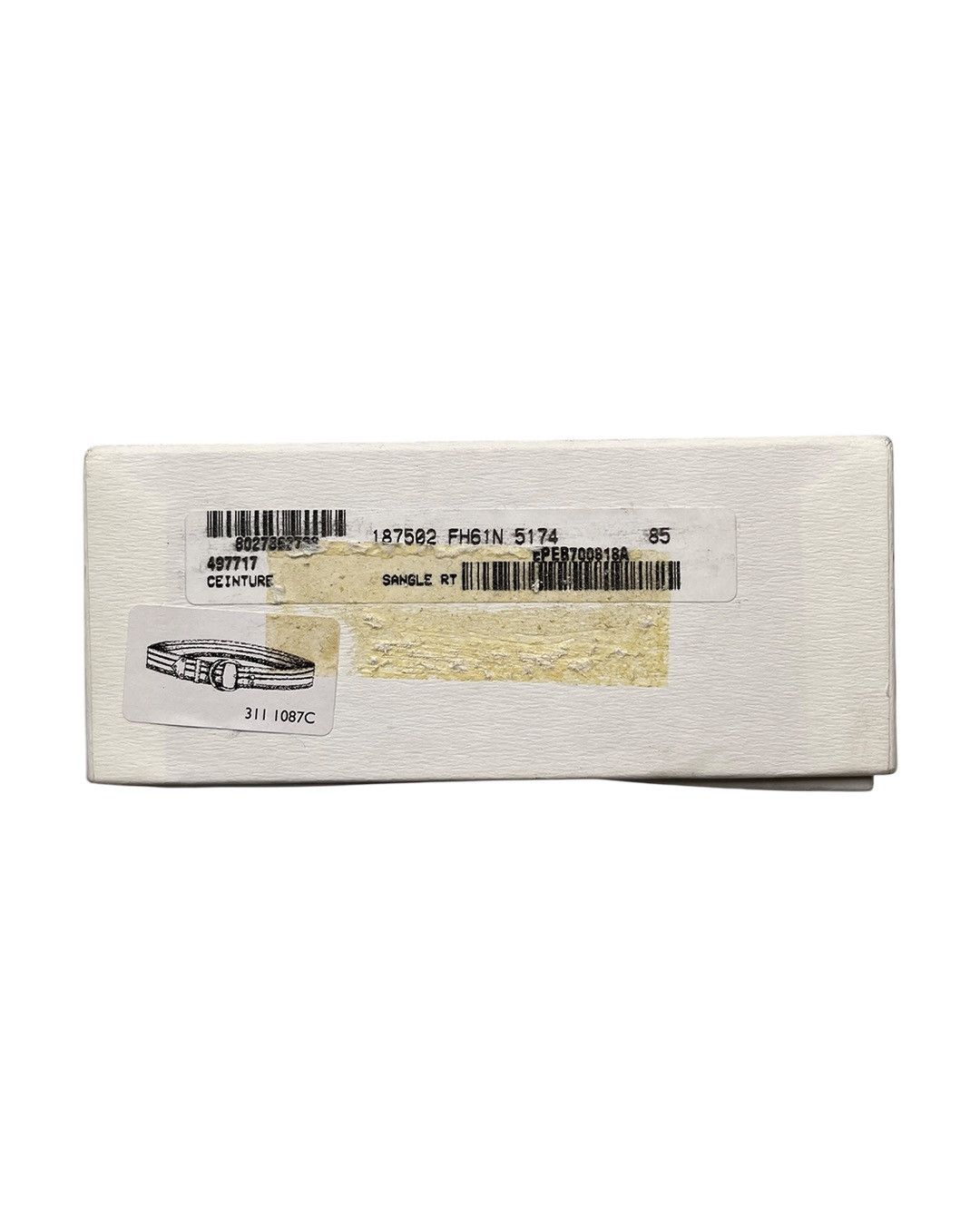 Balenciaga Balenciaga by Nicolas Ghesquiére AW07 Purple Canvas Belt Size ONE SIZE - 10 Thumbnail