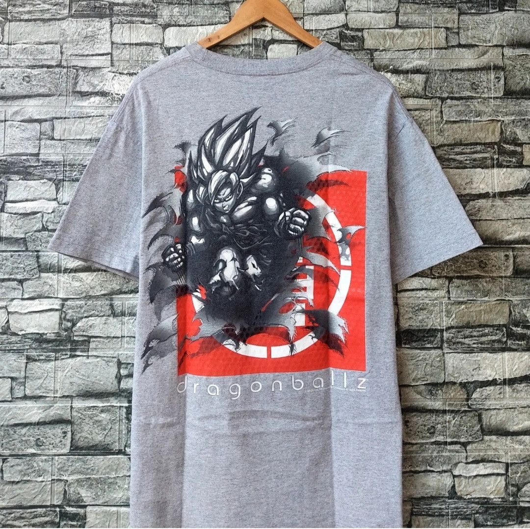 Anime Vintage Y2K Dragon Ballz Goku Tshirt Size US L / EU 52-54 / 3 - 3 Thumbnail