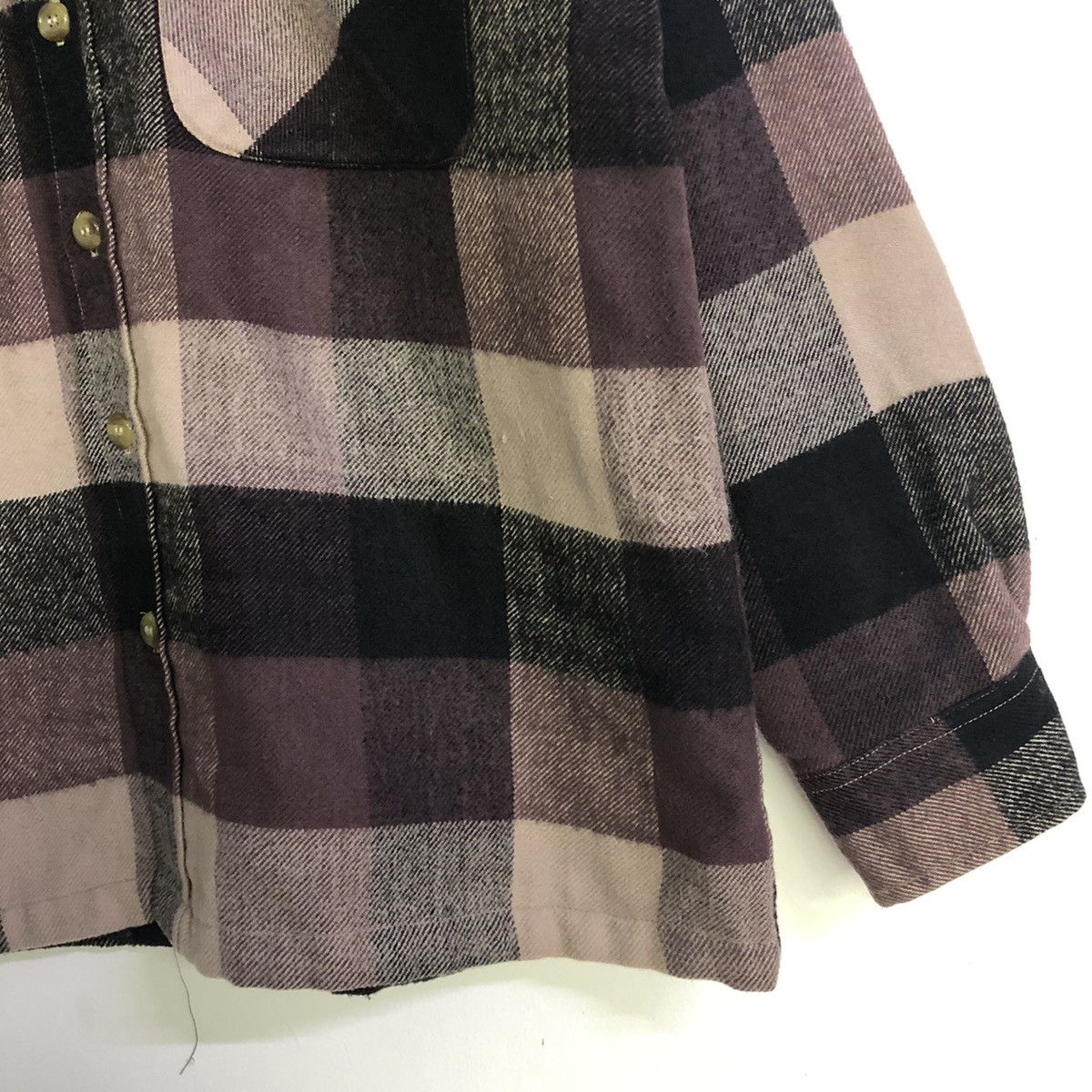 Budweiser × Vintage Vintage Budweiser switch collar check wool jacket Size US M / EU 48-50 / 2 - 9 Thumbnail