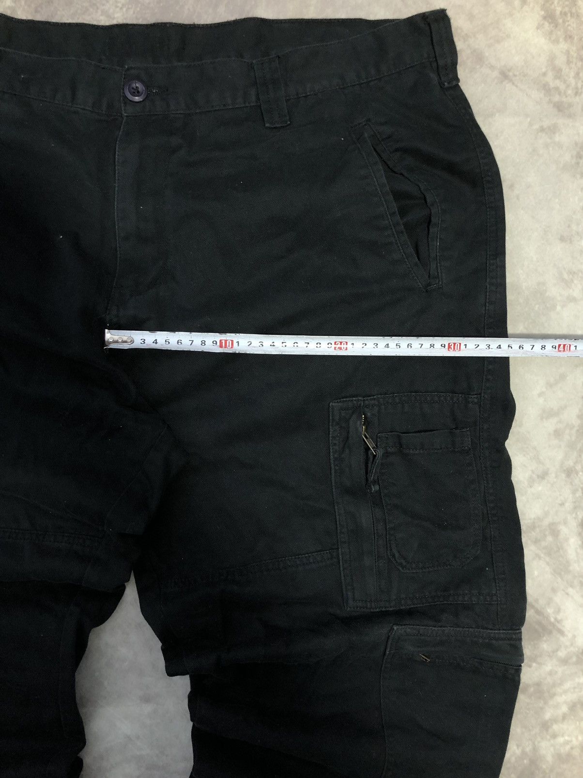 JNCO Vintage Bugle Boy Double Knee Cargo Jeans Y2K Size US 36 / EU 52 - 5 Thumbnail