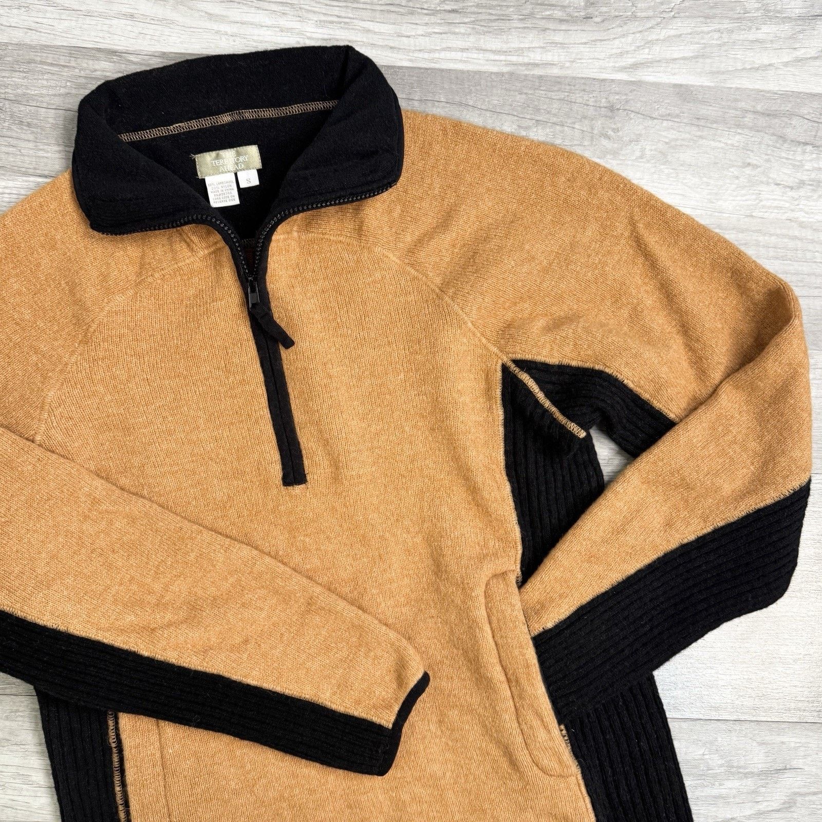 Vintage Vintage 90s Lambswool Quarter Zip Sweater Size Small Size US S / EU 44-46 / 1 - 2 Thumbnail