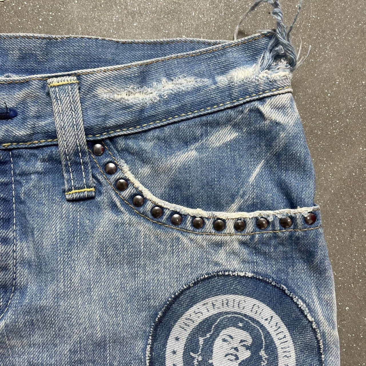 Hysteric Glamour × Le Grande Bleu (L.G.B.) Hysteric Glamour Denim Mini Skirt Size 31" - 7 Thumbnail