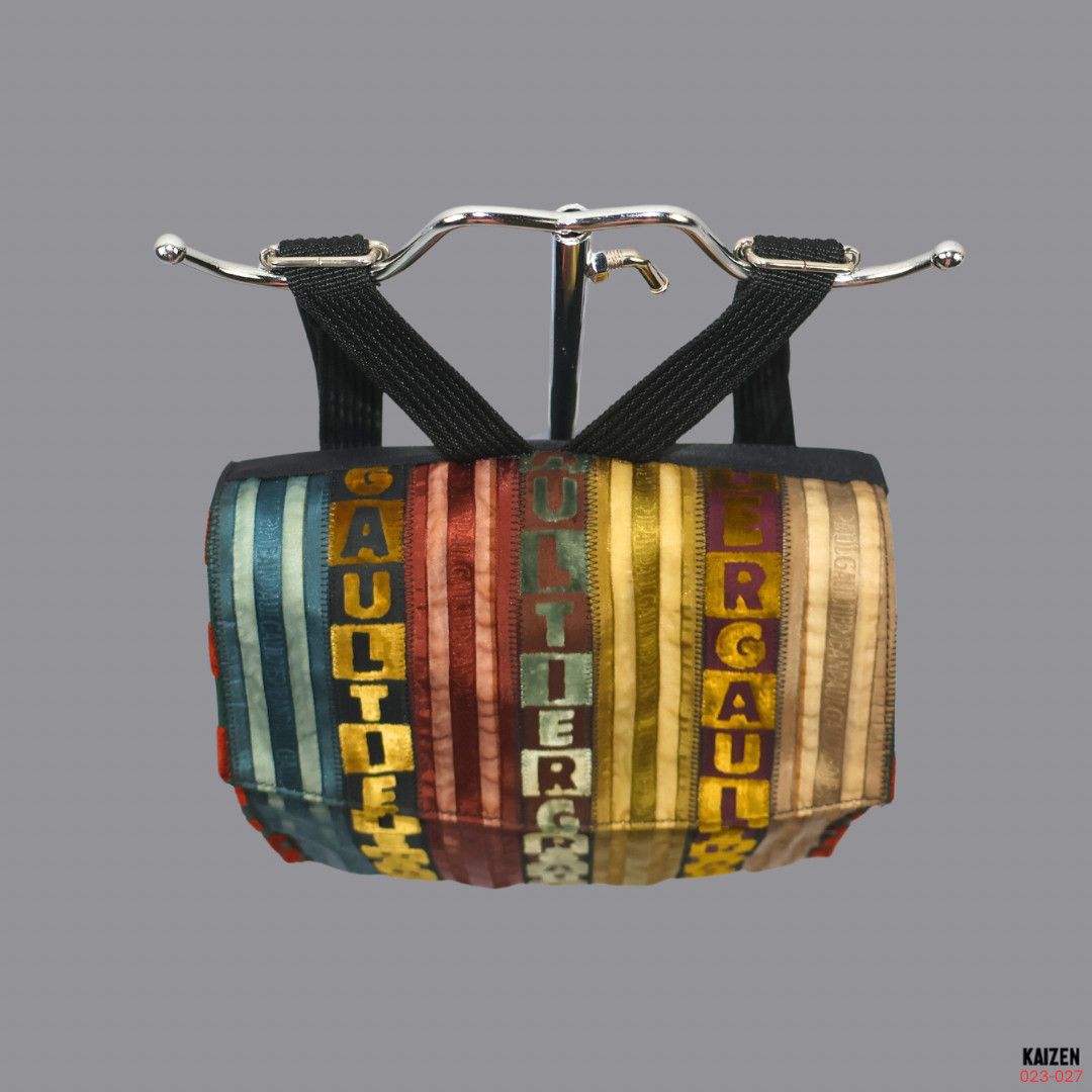 Jean Paul Gaultier JEAN PAUL GAULTIER - 90'S VELVET BACKPACK Size ONE SIZE - 4 Thumbnail