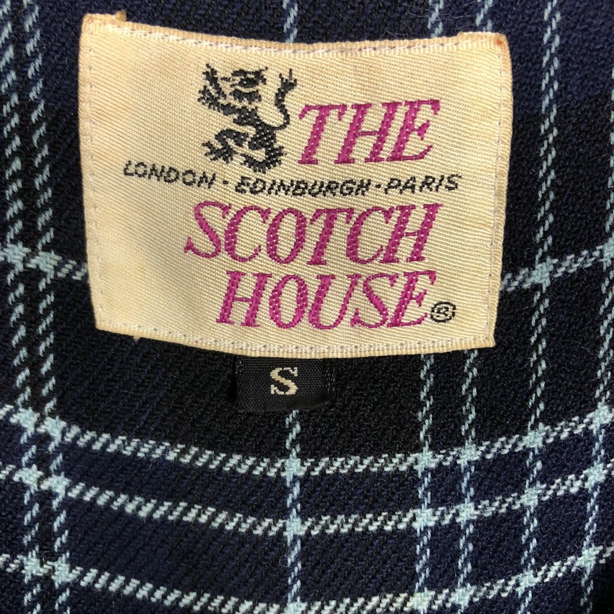 Japanese Brand WOOL HUNTING BLANKET JACKET TARTAN SCOTCH HOUSE ISSEY MIYAKE Size US S / EU 44-46 / 1 - 21 Thumbnail