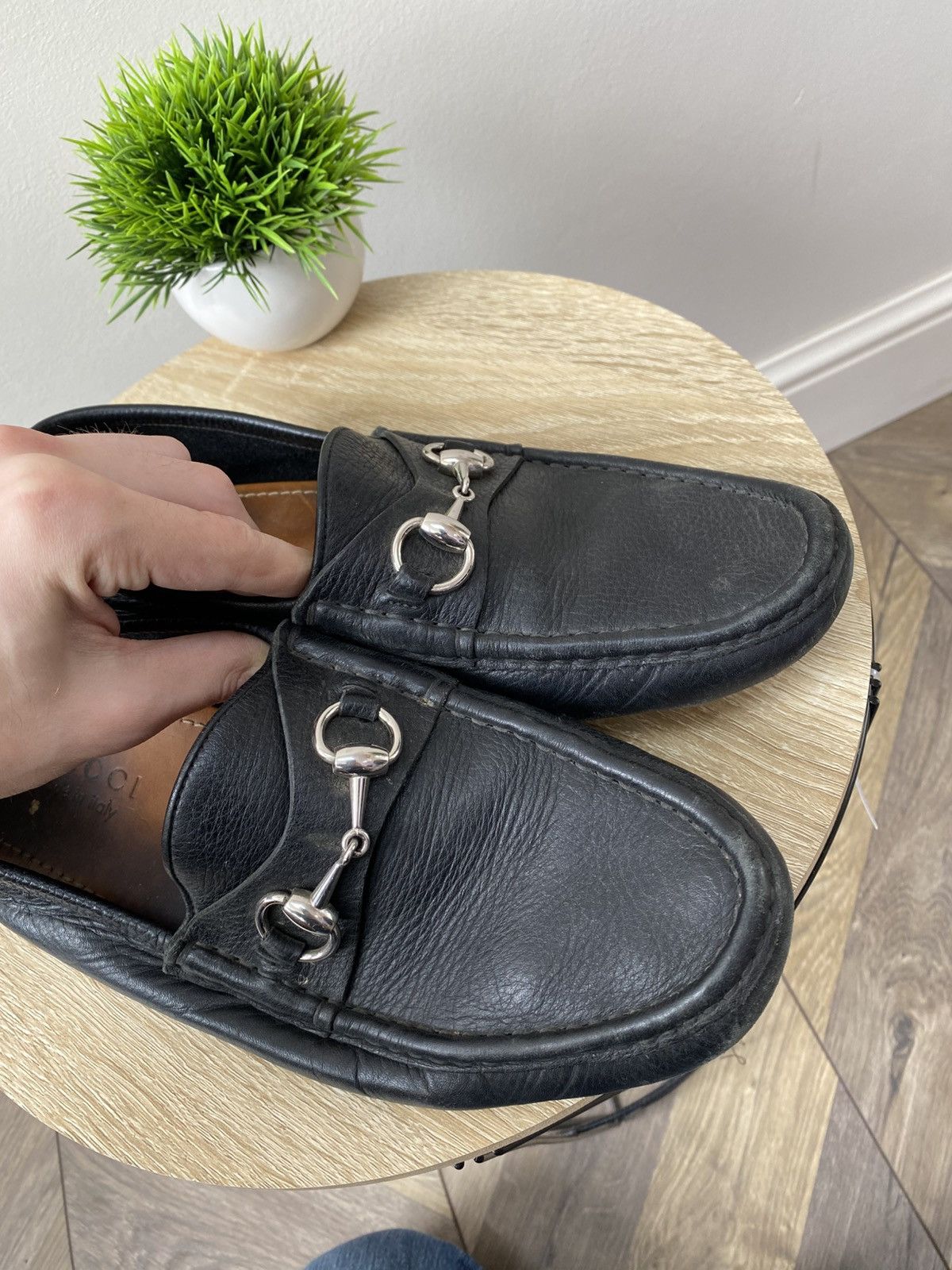 Gucci Vintage Gucci Luxury Leather Loafers Size US 9.5 / EU 42-43 - 7 Thumbnail