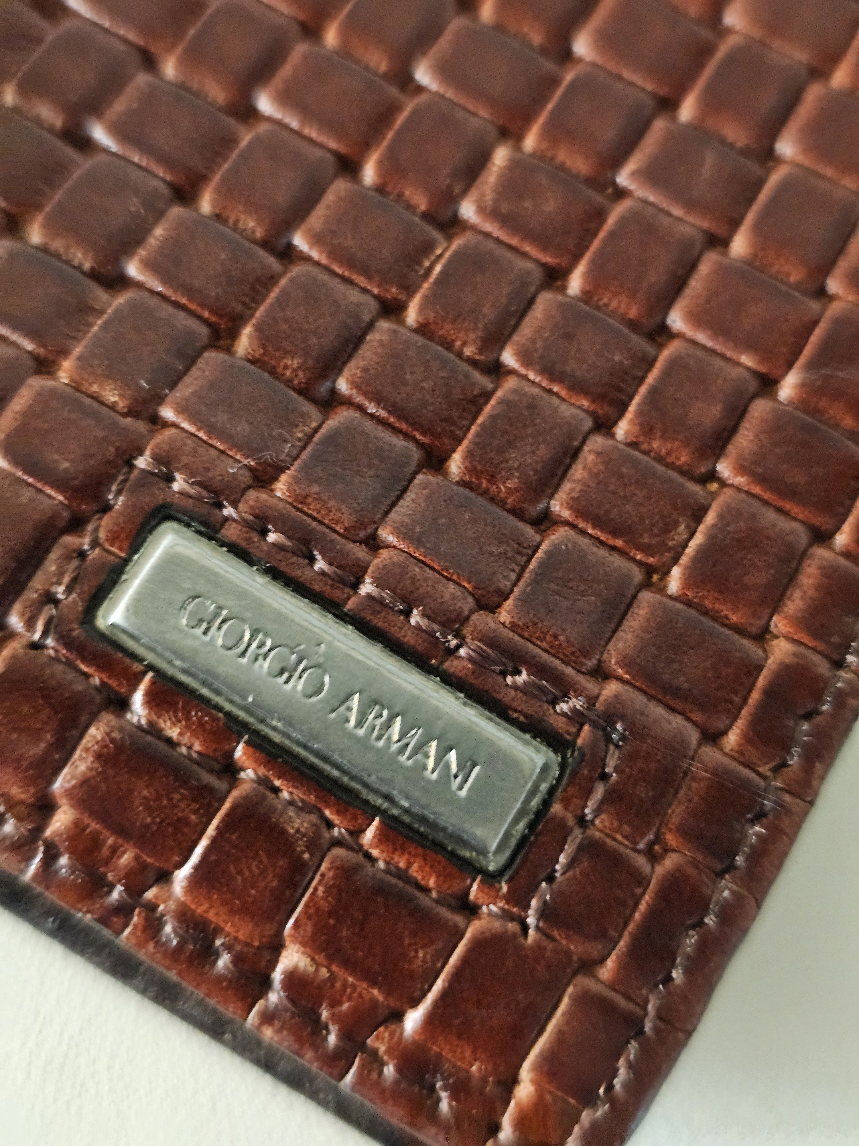 Giorgio Armani Authentic Giorgio Armani Brown Leather Bifold Wallet Men’s Size ONE SIZE - 2 Thumbnail