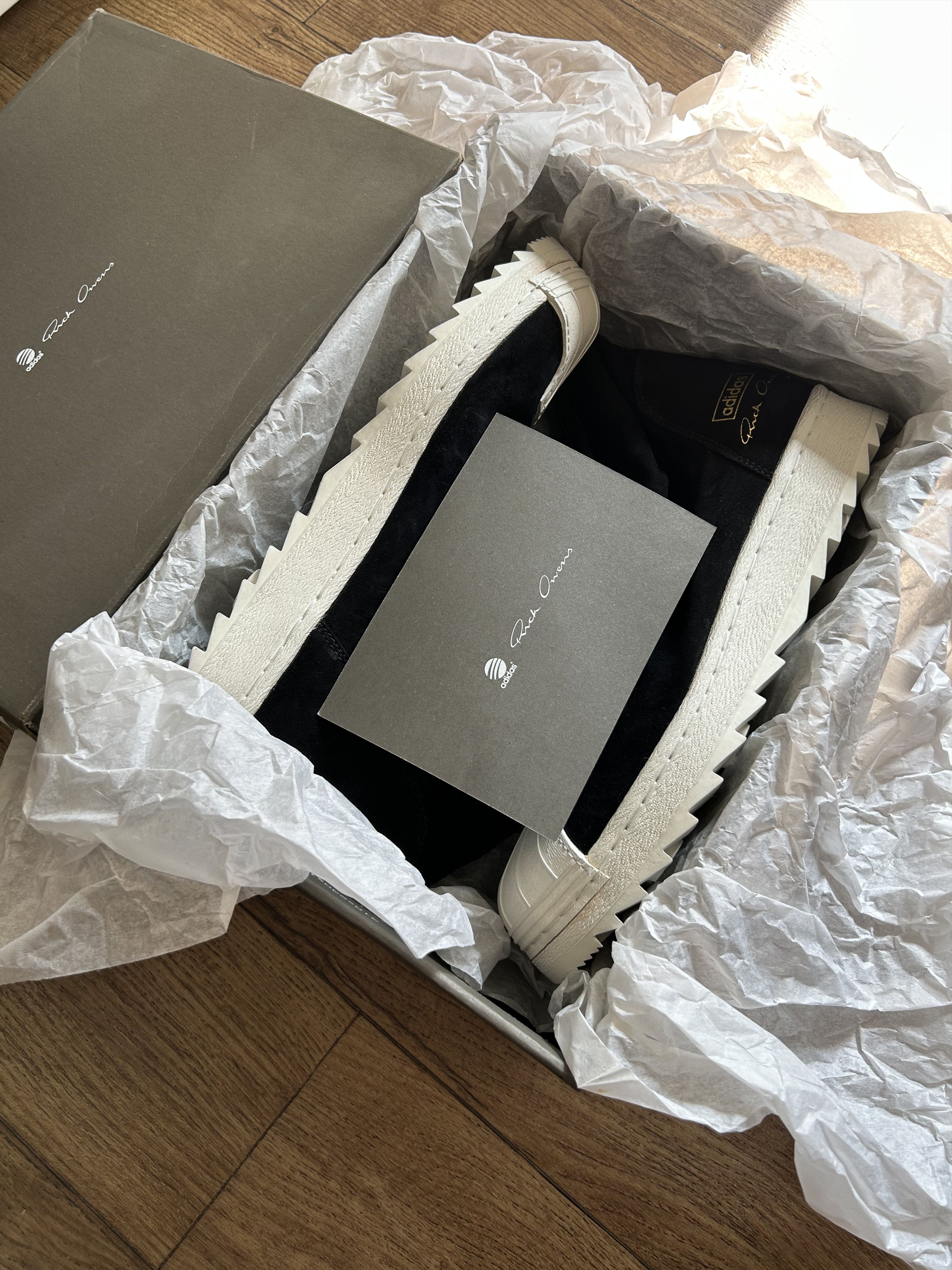 Rick Owens RICK OWENS x ADIDAS Superstar Socks High Size US 8.5 / EU 41-42 - 3 Thumbnail