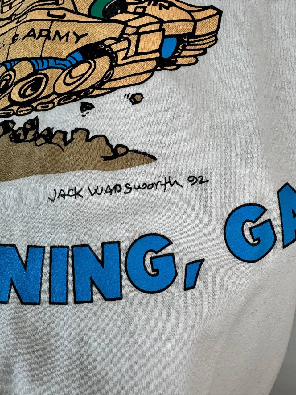 Vintage Vintage rare humor US Army 1992 T-shirt Size US XL / EU 56 / 4 - 3 Thumbnail