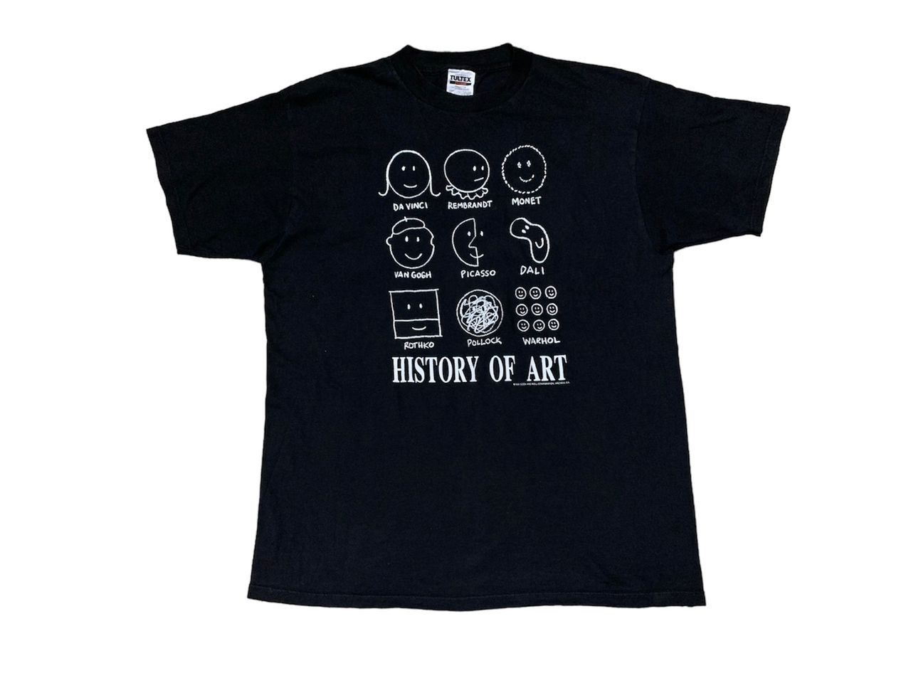 image of Vintage History Of Art 1991 Sock And Roll Corporation in Black, Men's (Size XL)