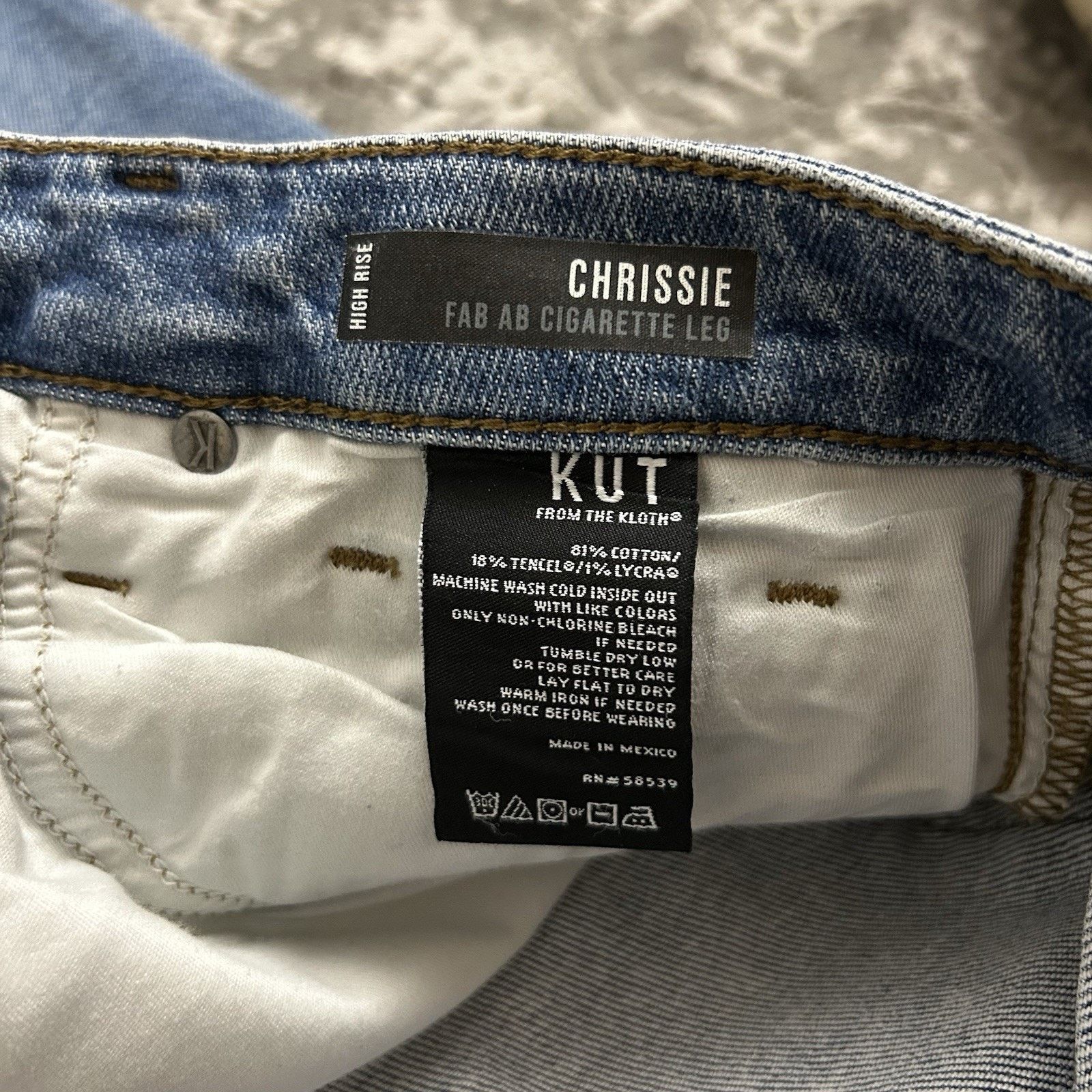 Other KUT from the Kloth High-Rise Fab AB Cigarette Leg- Size 8 Size 30" / US 8 / IT 44 - 5 Thumbnail
