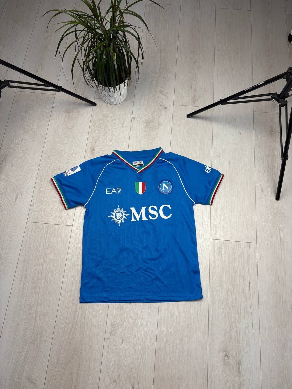 Emporio Armani EA7/SSC Napoli 2021 2022 Away Football Shirt Soccer Jersey Size US S / EU 44-46 / 1 - 1 Thumbnail