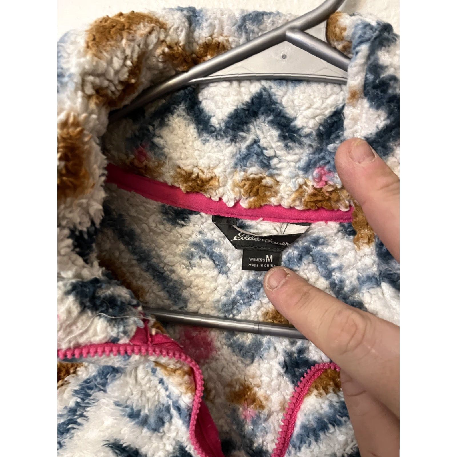 Eddie Bauer Eddie Bauer 1/4 Zip Fleece Pullover Jacket Women's M Southwest Aztec Print Shirt Size M / US 6-8 / IT 42-44 - 2 Thumbnail