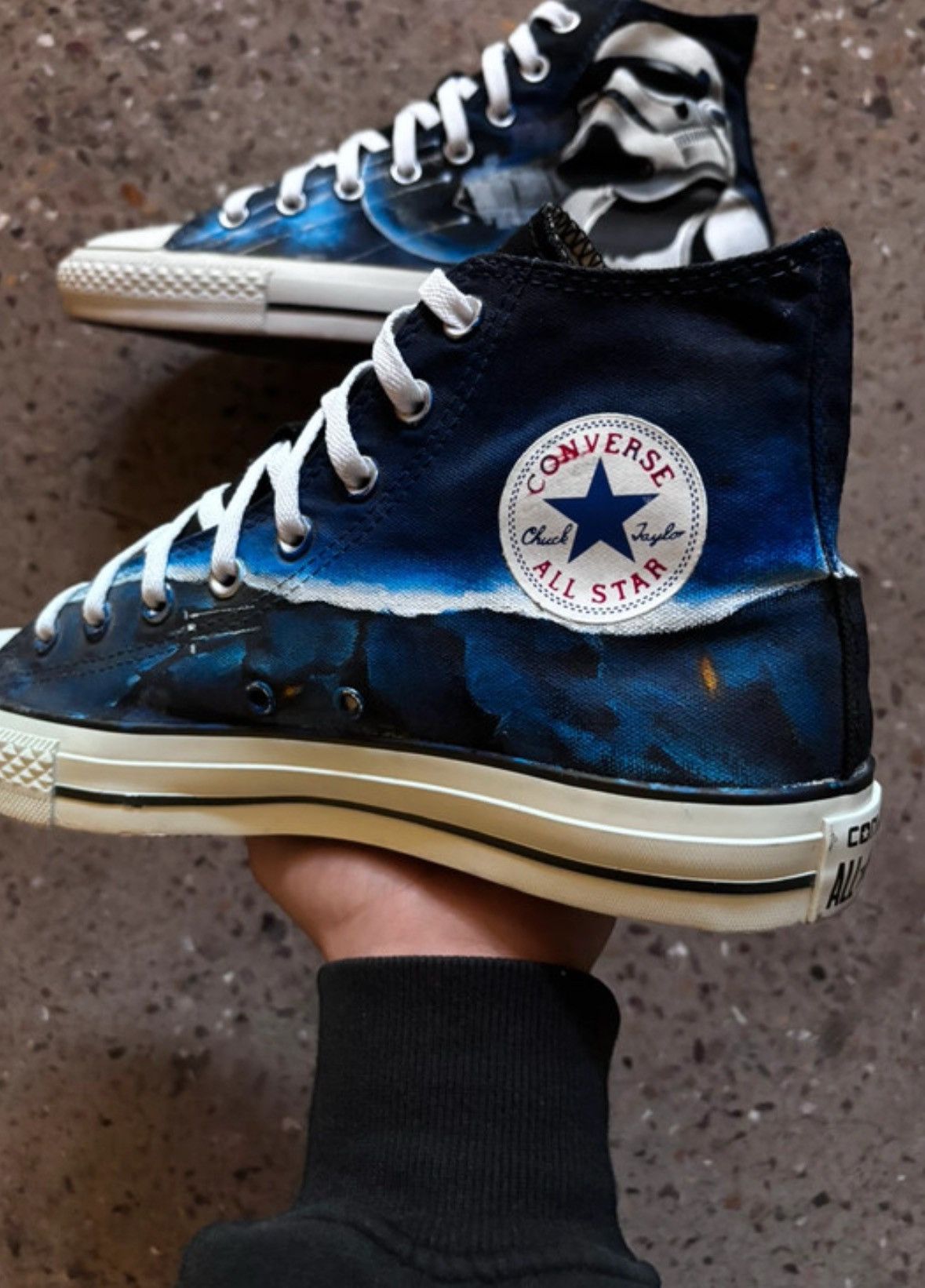 Converse Men’s high custom sneakers Converse All Star - Star Wars Size US 9.5 / EU 42-43 - 11 Thumbnail