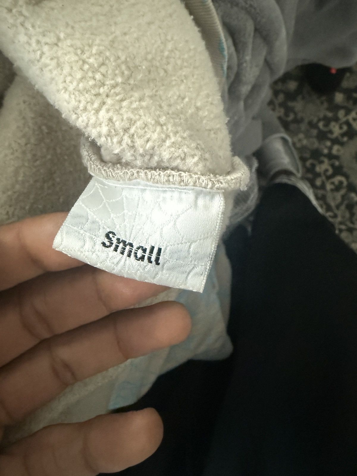 Sp5der Sp5da Blue Web hoodie | Grailed