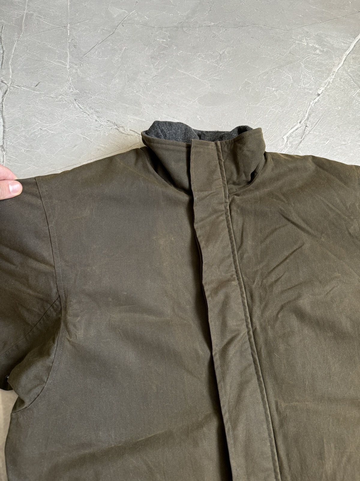 Polo Ralph Lauren Vintage 90s Polo Ralph Lauren Waxed Coat Khaki Size US L / EU 52-54 / 3 - 15 Thumbnail