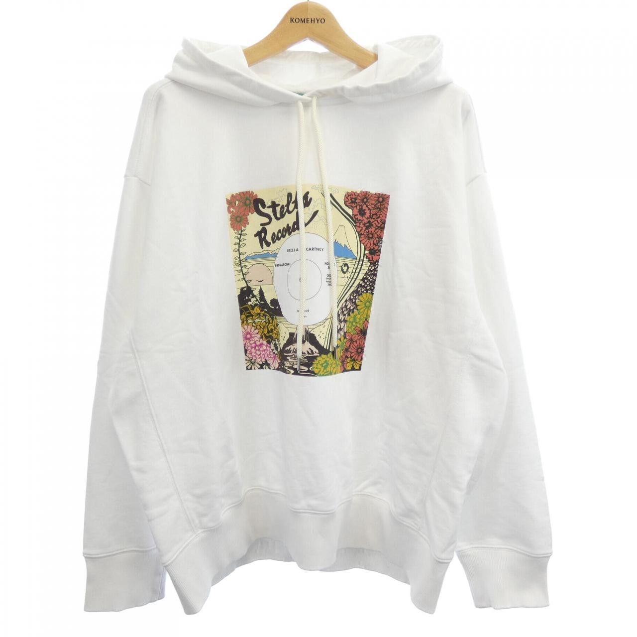Stella McCartney Stella Mccartney Stella McCartney Record Hoodie Cotton Sweatshirts & Hoodies DUTY FREE for USA Size ONE SIZE - 1 Thumbnail