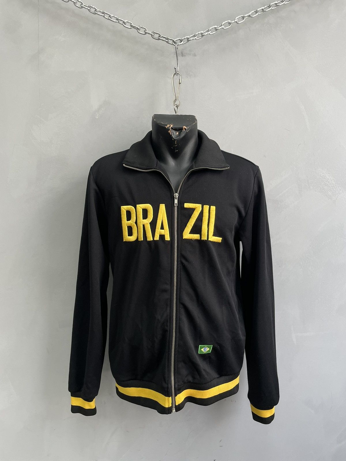Vintage Fishbone Brazil Zip sweatshirt soccer y2k blokecore 90s Size US M / EU 48-50 / 2 - 1 Thumbnail