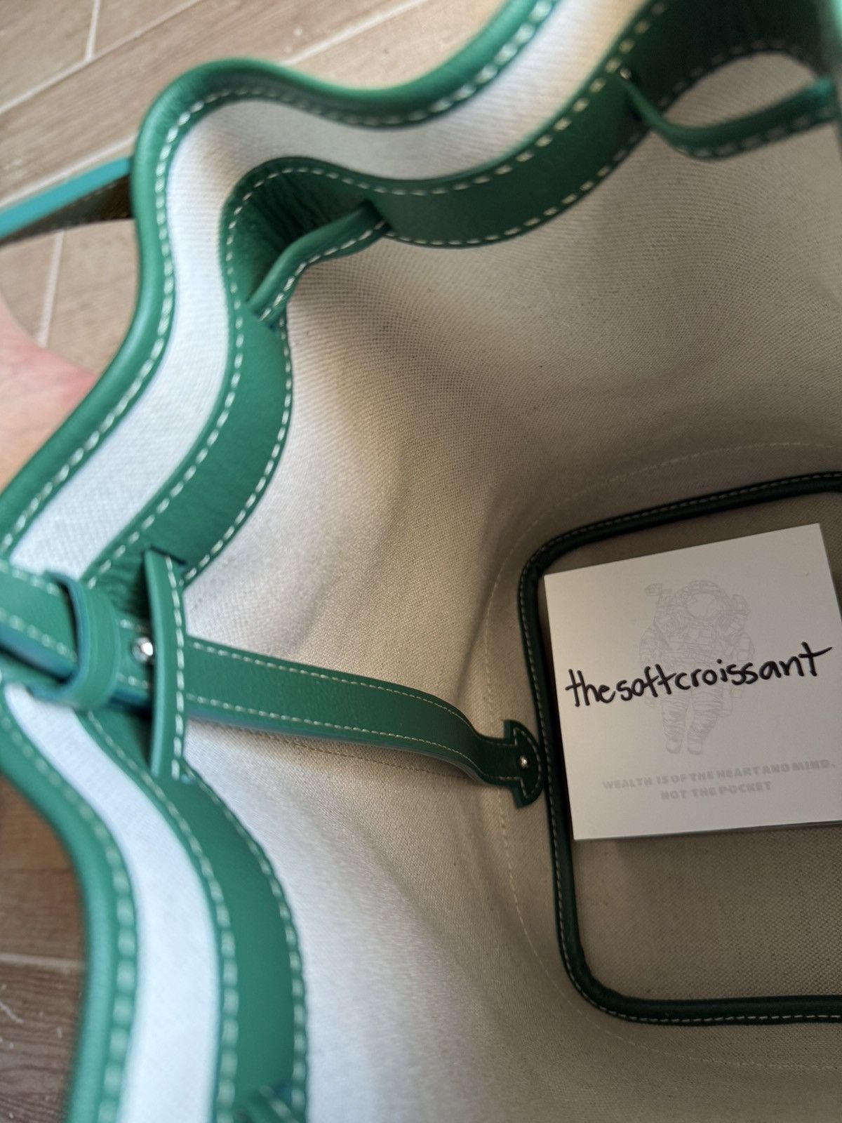 Goyard Goyard Petit Flot Bucket Bag Green Size ONE SIZE - 8 Thumbnail