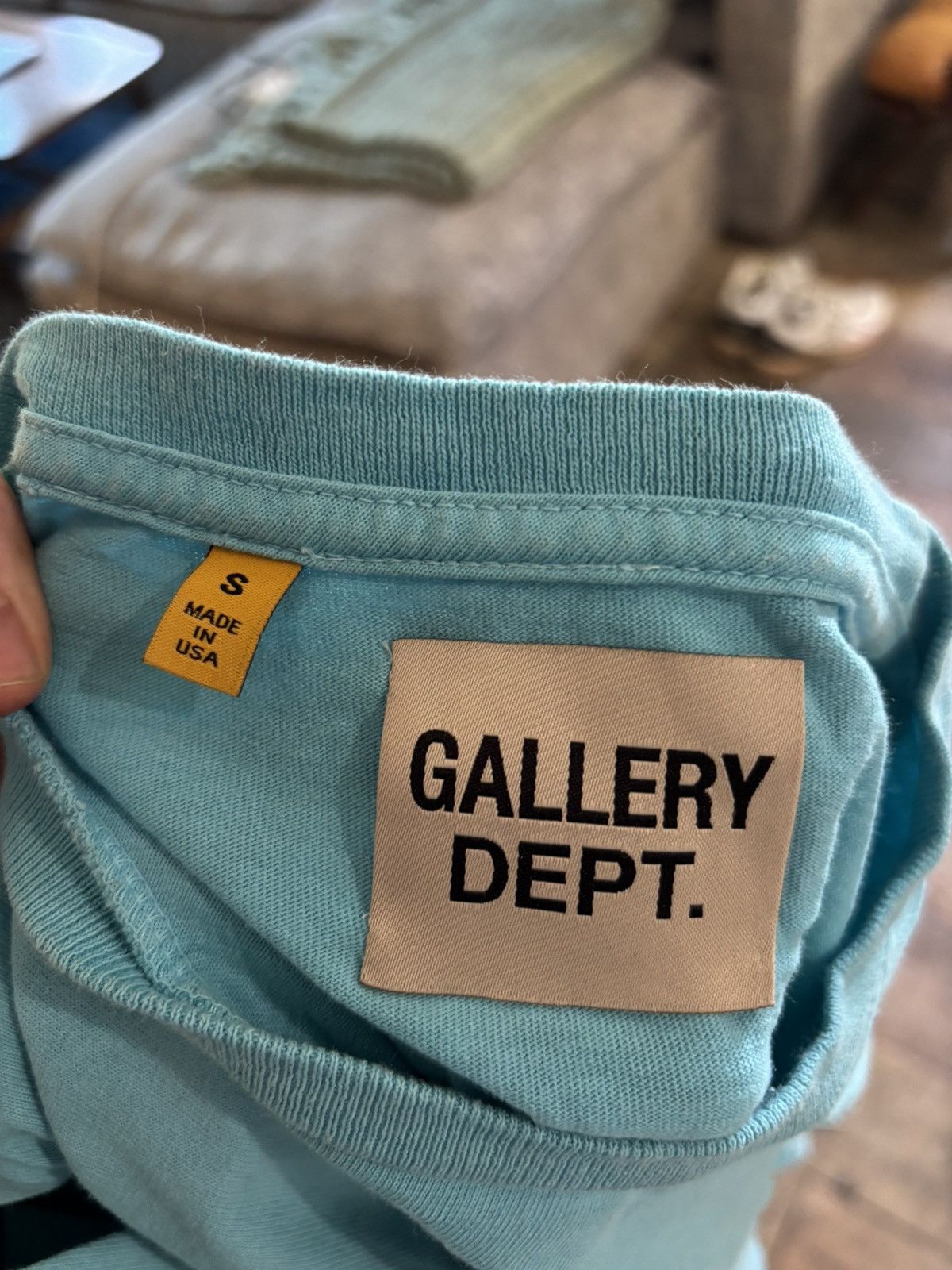 Gallery Dept. Light Blue Dept De La Galerie Tee Size US S / EU 44-46 / 1 - 5 Thumbnail