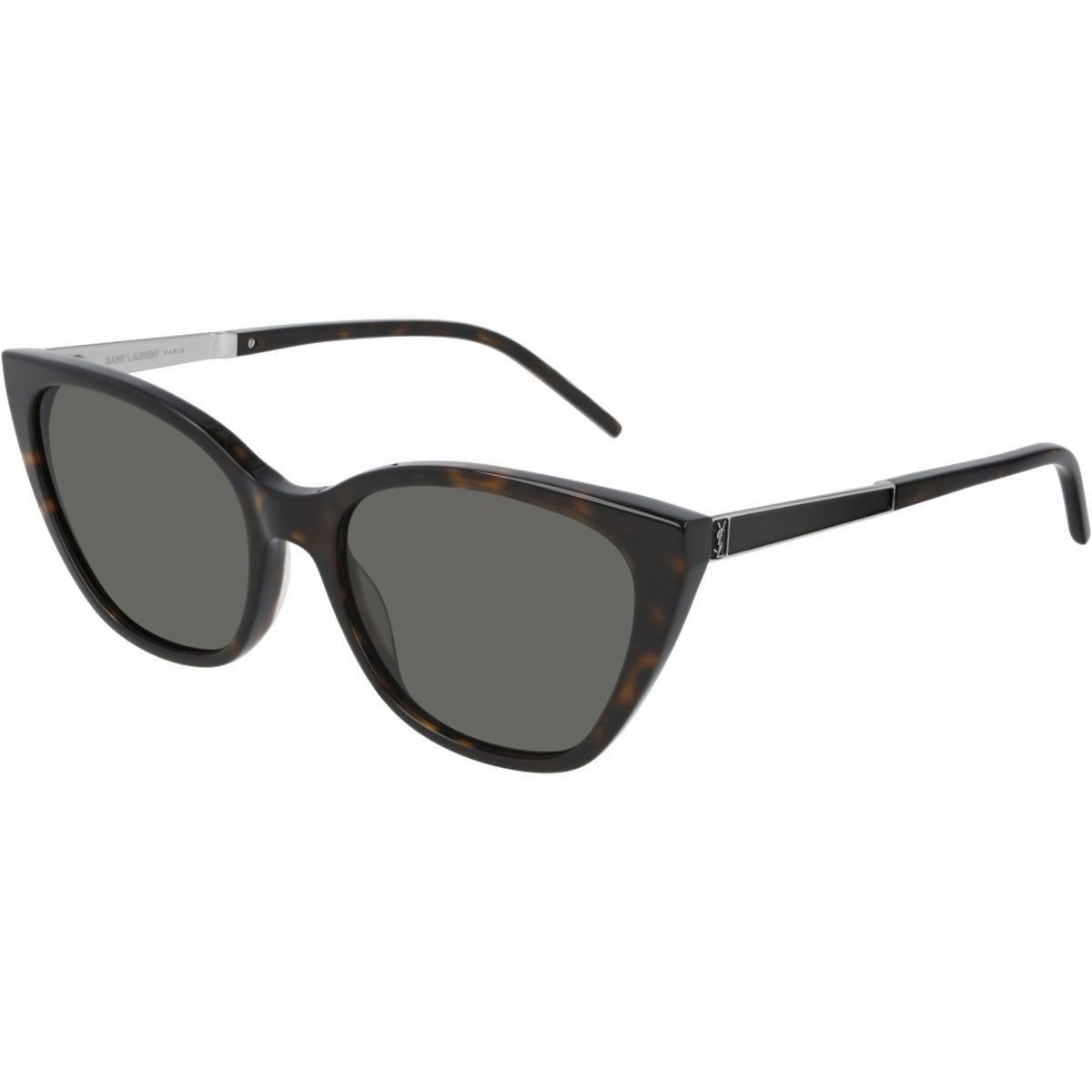 image of YVES Saint Laurent Slm69-004-56 56Mm New Sunglasses in Black, Women's