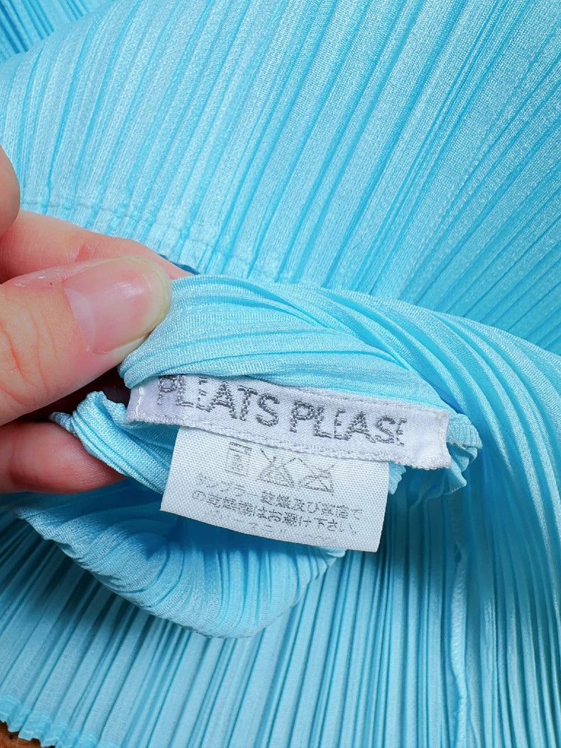 Issey Miyake Issey Miyake Blue sleeveless vest Size L / US 10 / IT 46 - 6 Thumbnail