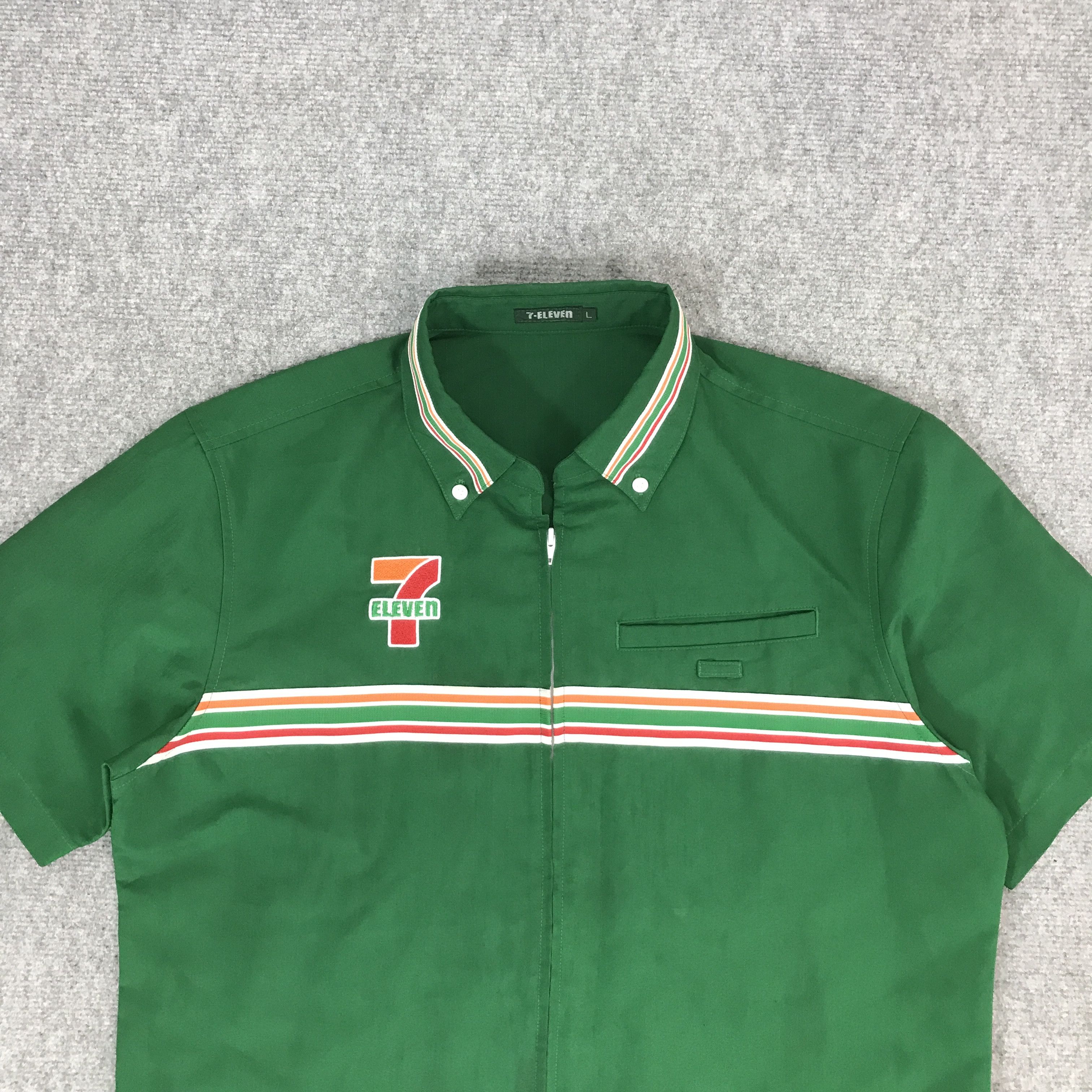 Japanese Brand 7 ELEVEN SHIRT JACKET Size US L / EU 52-54 / 3 - 3 Thumbnail