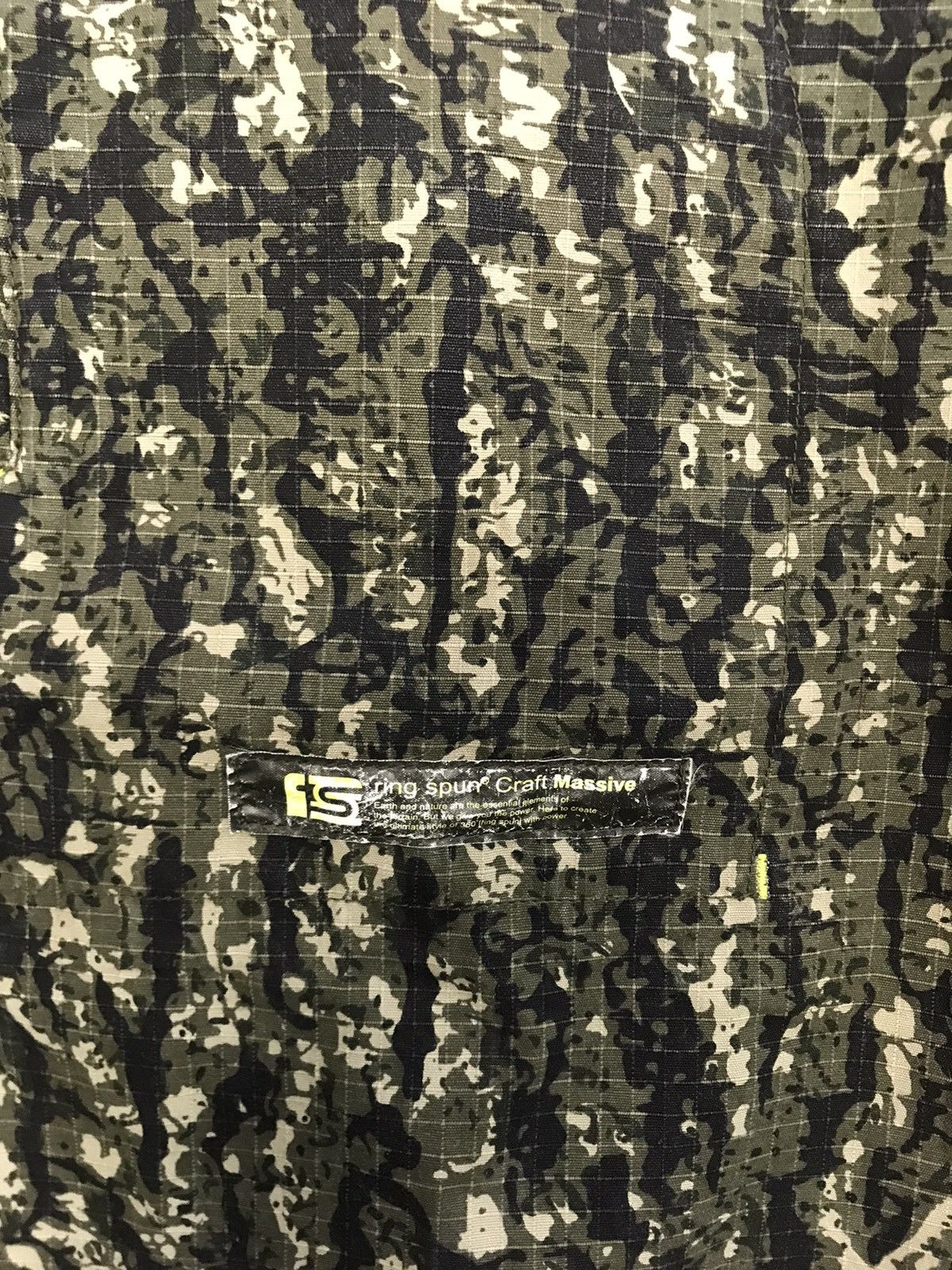 Ringspun Ringspun Camouflage Craft Massive Jacket Streetwear Fashion Size US XL / EU 56 / 4 - 5 Thumbnail