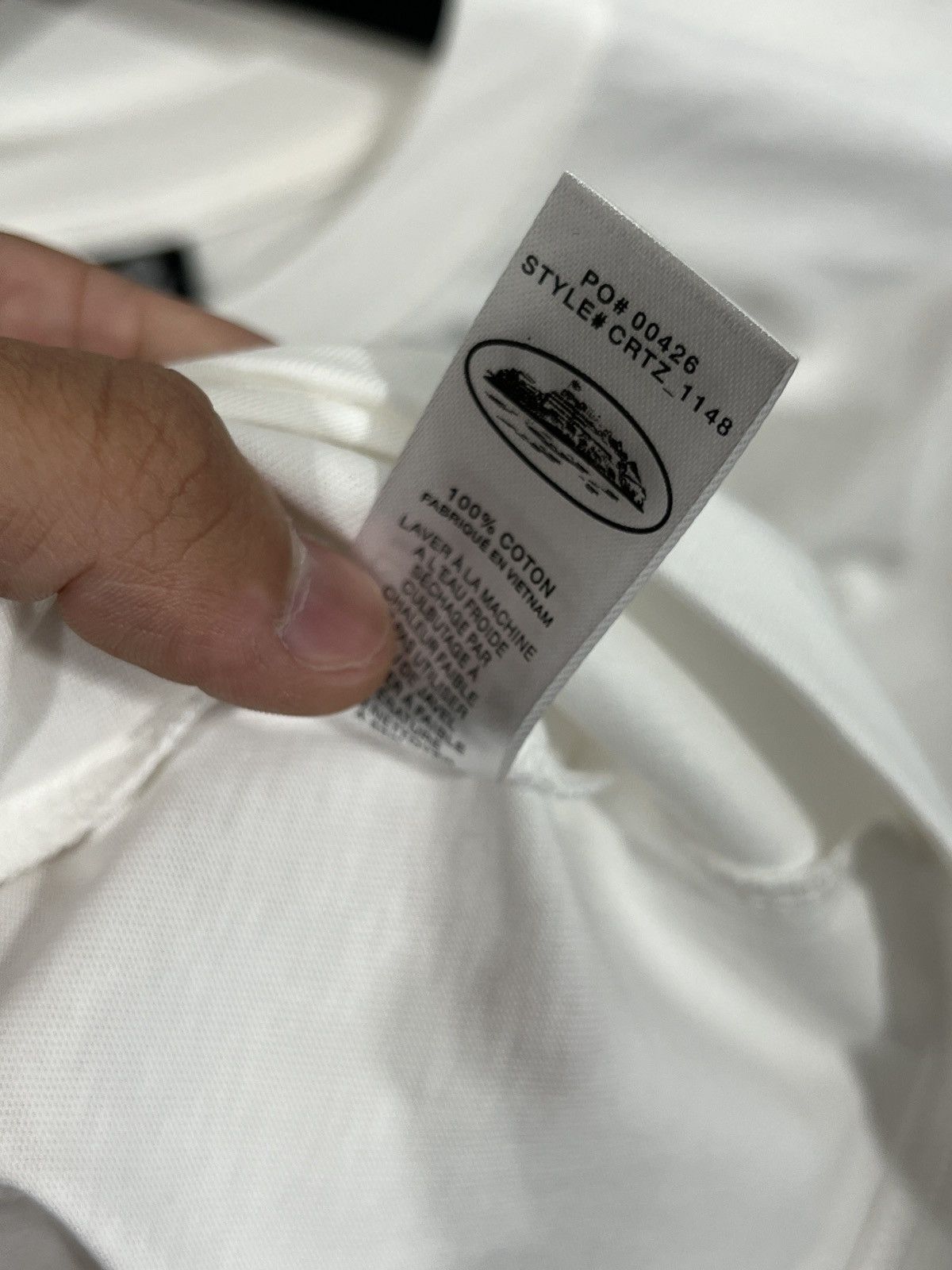 Corteiz Corteiz Alcatraz Logo White Tee Size US M / EU 48-50 / 2 - 6 Thumbnail