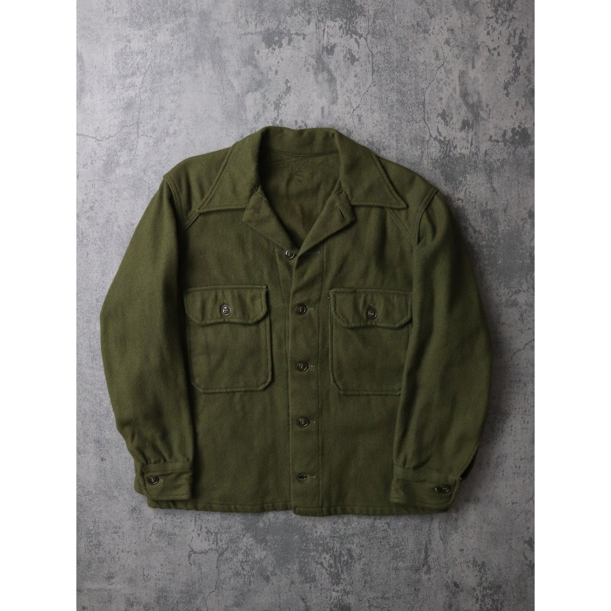 Vintage Vintage Military Shirt Wool Field Size US S / EU 44-46 / 1 - 1 Thumbnail